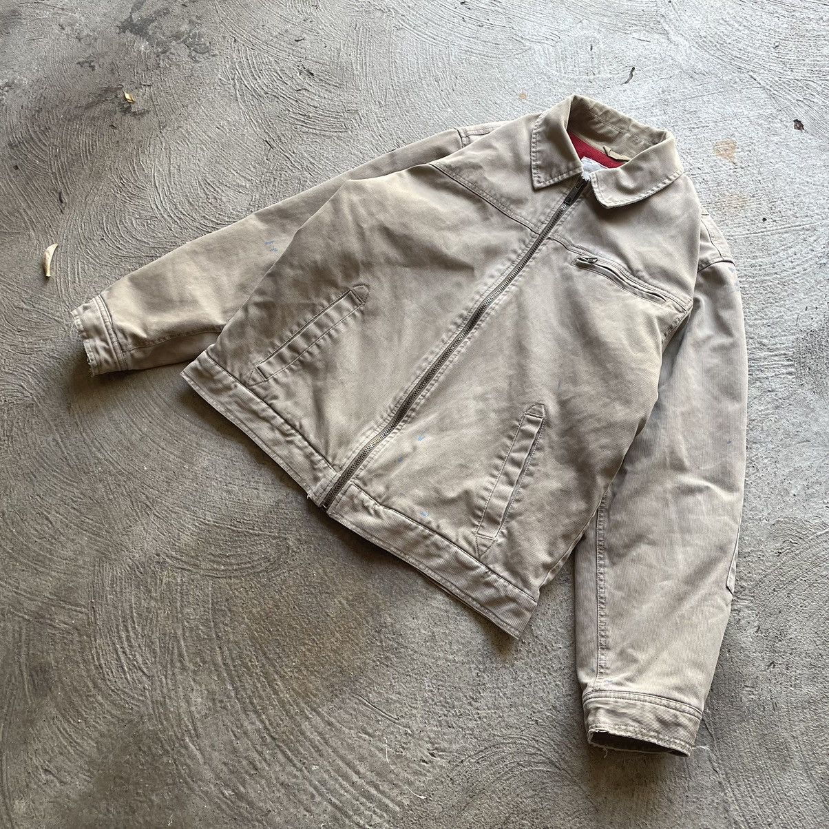 Vintage Vintage Sunfaded Detroit Work Jacket Paint splatter Size US L / EU 52-54 / 3 - 3 Thumbnail