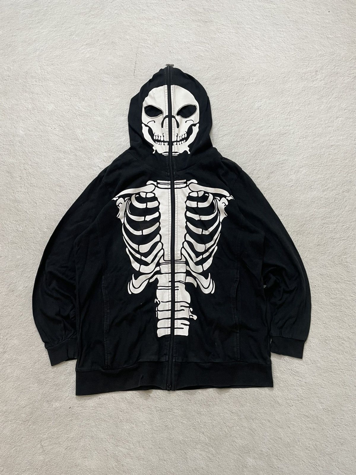Kapital Skeleton Kapital Graphic Hooded Full Zip Jacket Gothic Y2K Size US L / EU 52-54 / 3 - 1 Thumbnail