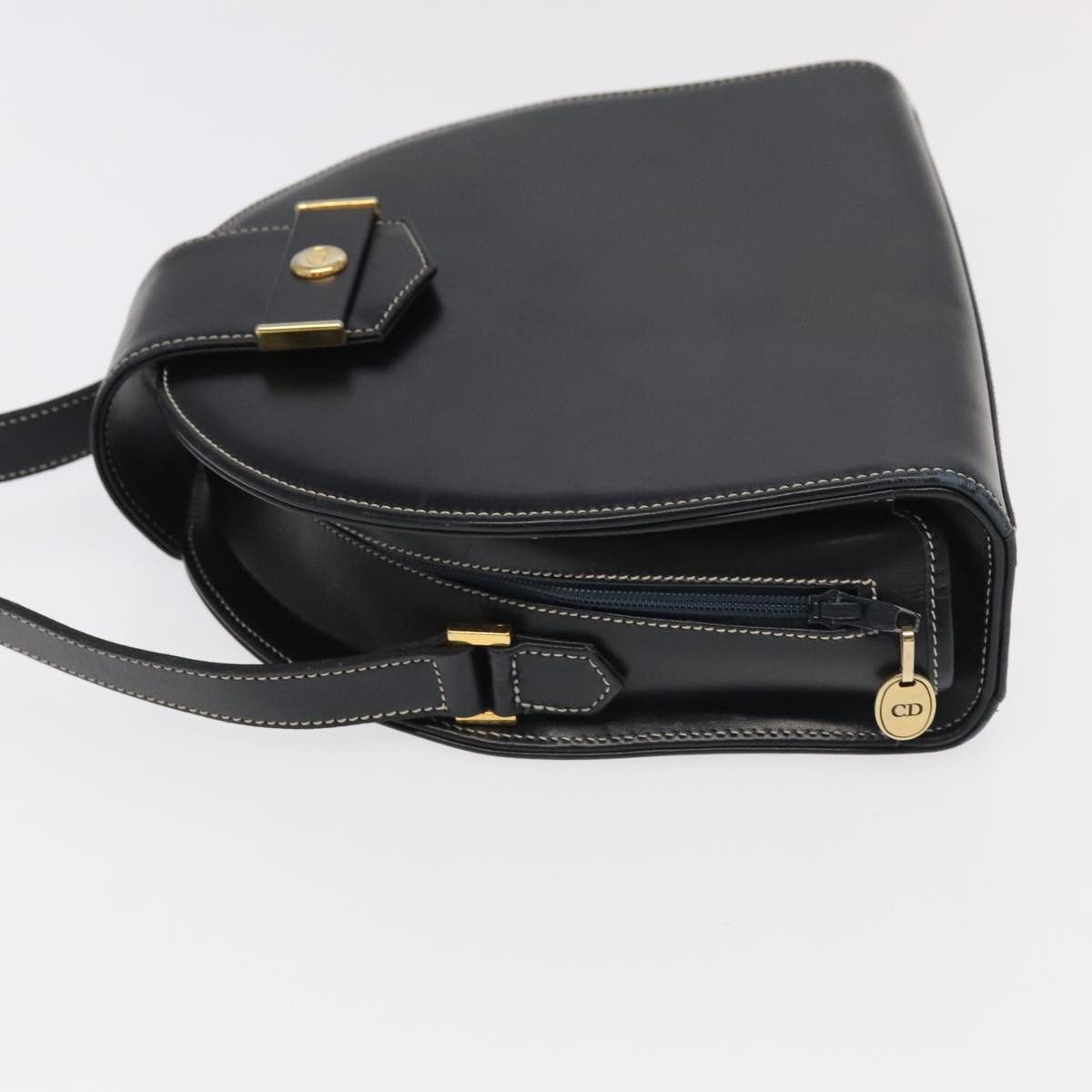 Dior DIOR Shoulder Bag Leather Black Gold Size ONE SIZE - 4 Thumbnail