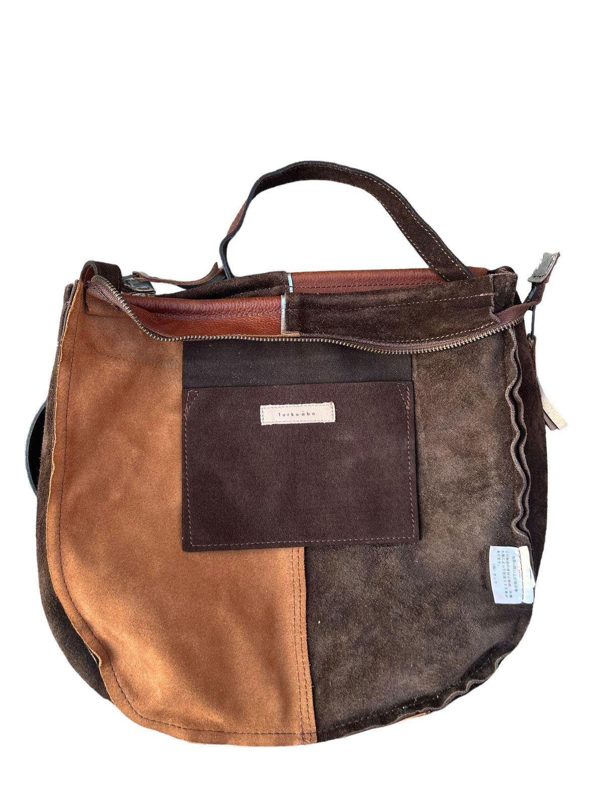 Leather Vintage Turkuabo Japan Patchwork Leather Bag Size ONE SIZE - 21 Thumbnail