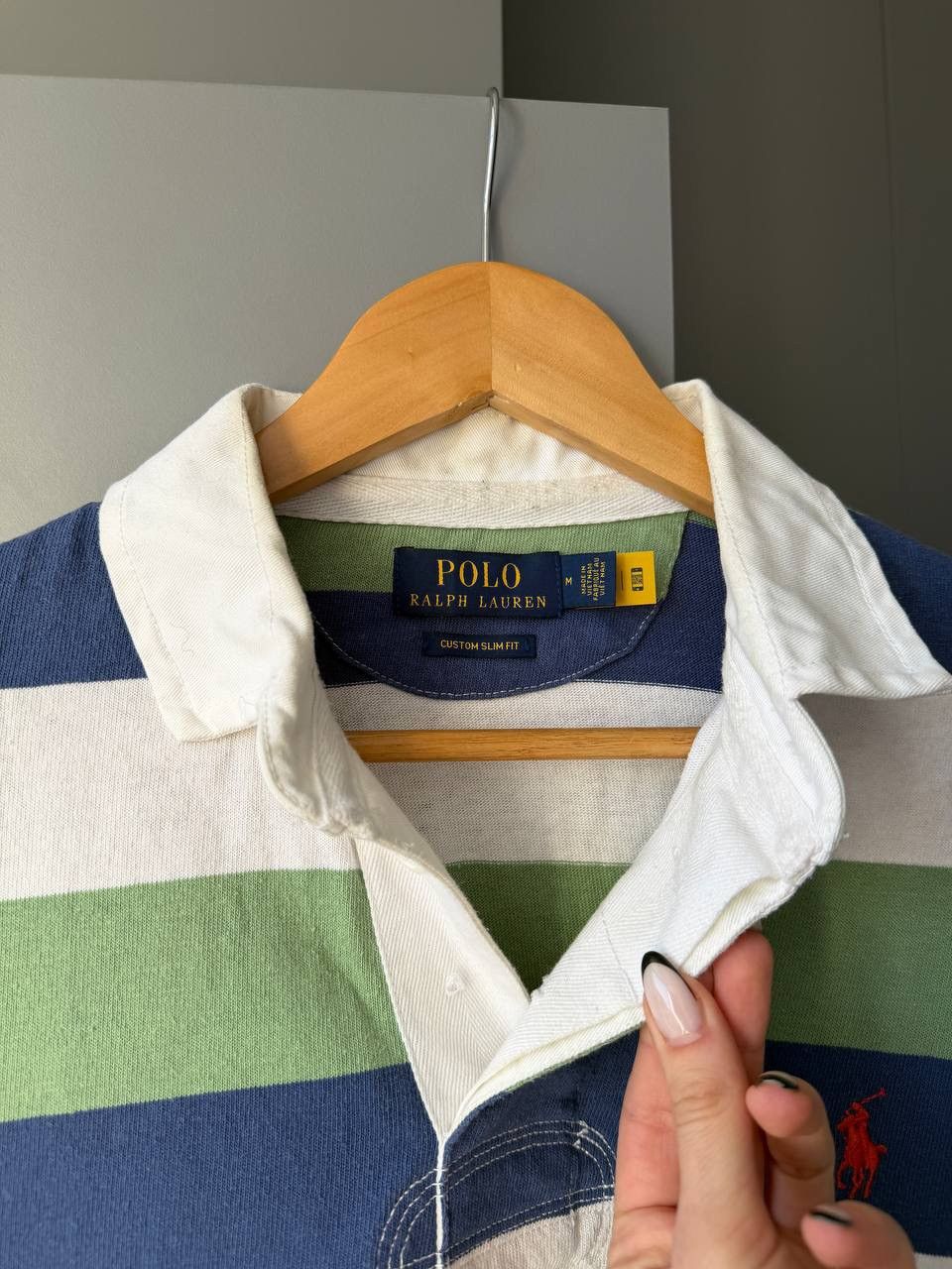 Polo Ralph Lauren Polo Ralph Lauren Rugby Shirt striped polo Size US M / EU 48-50 / 2 - 3 Thumbnail