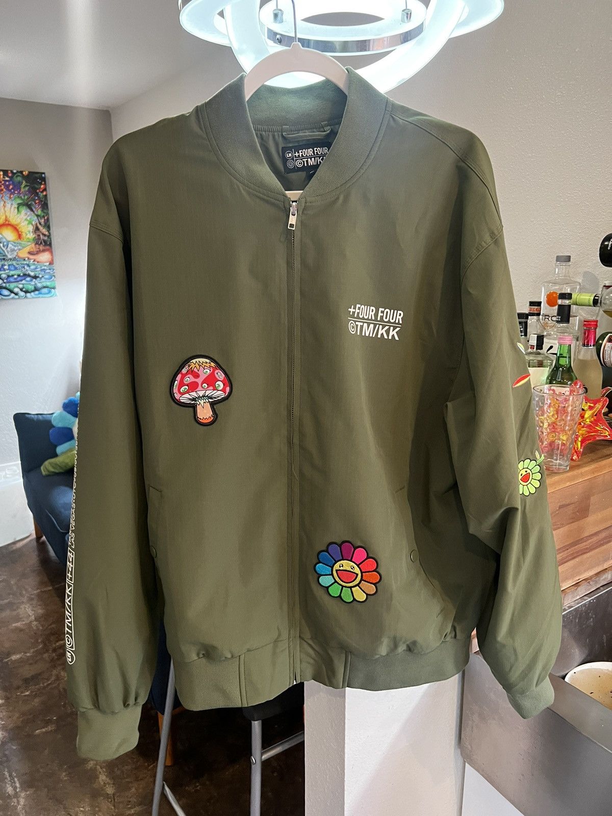 Takashi Murakami Takashi Murakami +44 Metamorphosis Bomber Jacket | Grailed