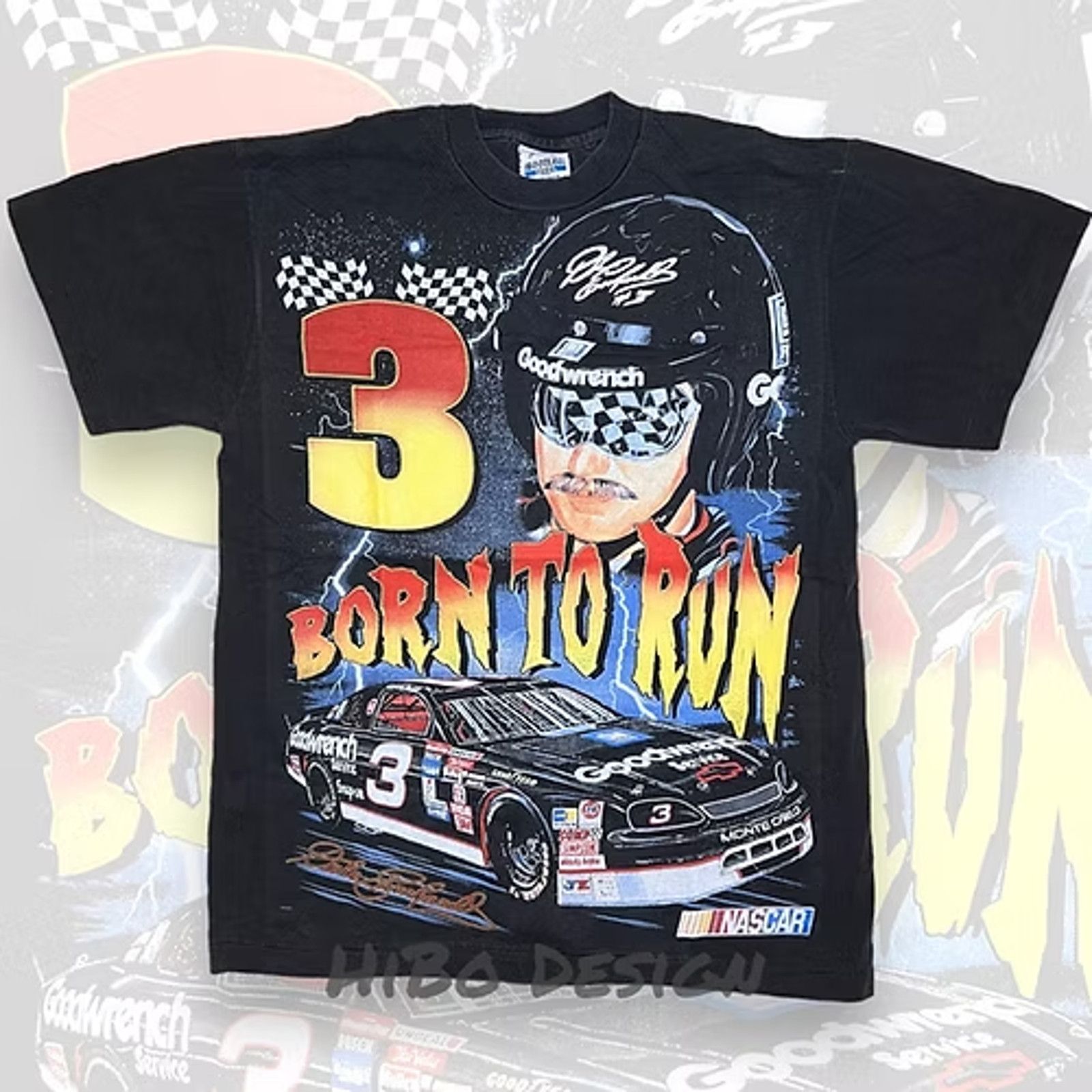 Backbone Bootleg Tees Dale Earnhardt NASCAR Racing Goodwrench Size US XL / EU 56 / 4 - 1 Thumbnail