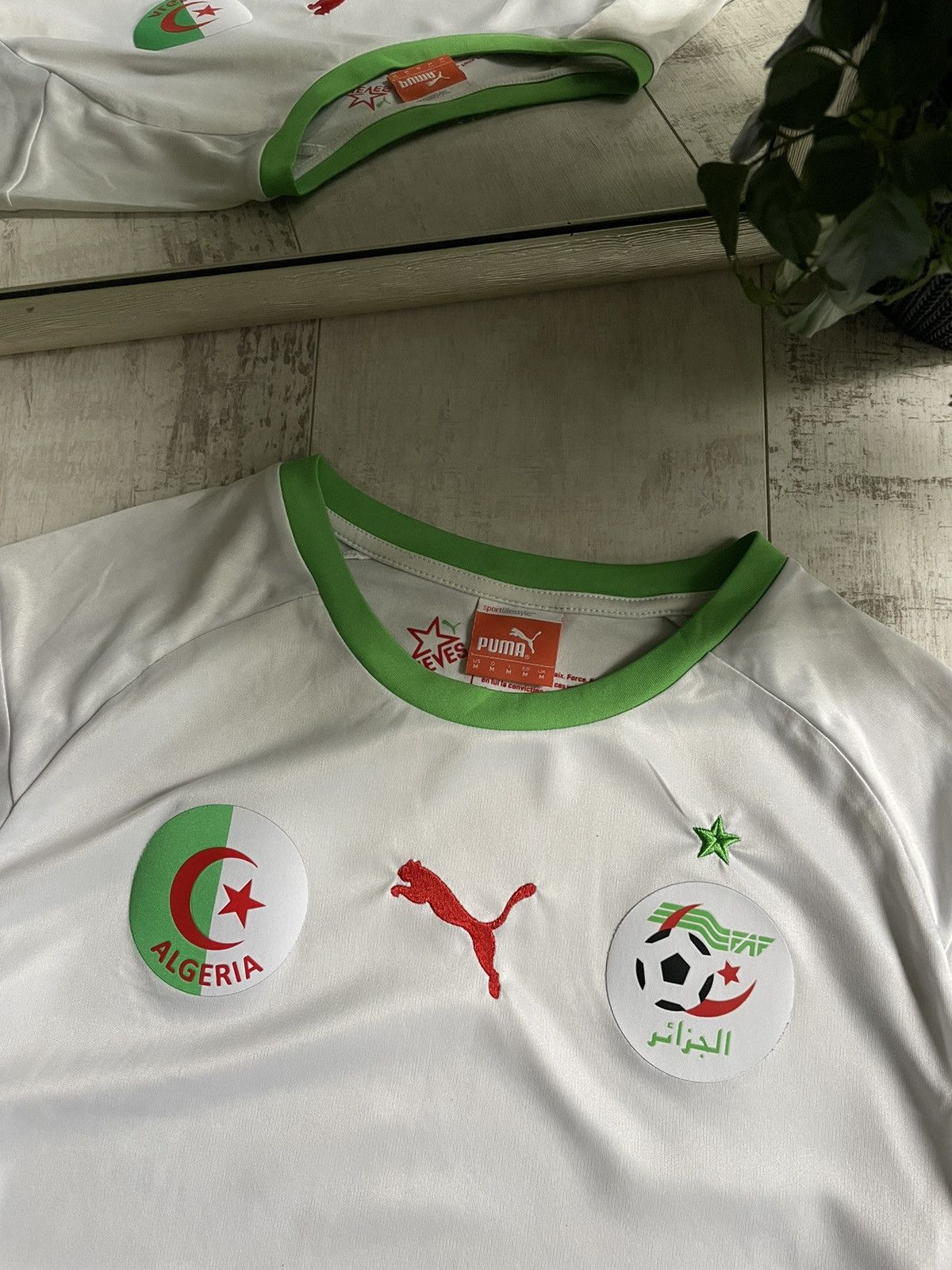 Puma × Vintage Vintage Puma Algeria 2014/2015 Home Football Shirt Jersey Size US M / EU 48-50 / 2 - 3 Thumbnail