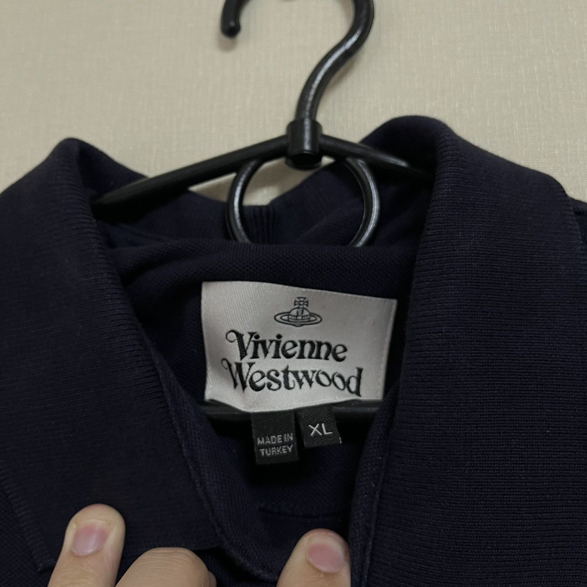 Vivienne Westwood Vivienne Westwood Polo T-Shirt Vintage Small Orb Logo Luxury Size US XL / EU 56 / 4 - 6 Thumbnail