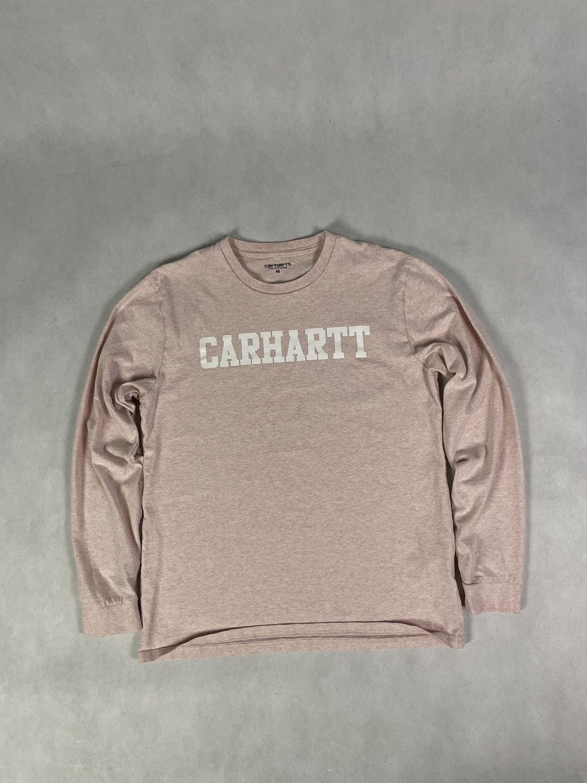 Carhartt × Vintage Carhartt Spell Out Big Logo Longsleeve Shirt Size US M / EU 48-50 / 2 - 1 Thumbnail
