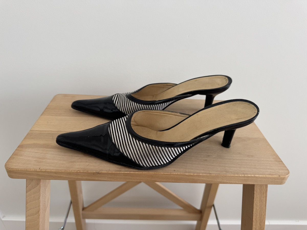 Vintage VINTAGE made in Italy - heeled mules Size US 7 / IT 37 - 7 Thumbnail