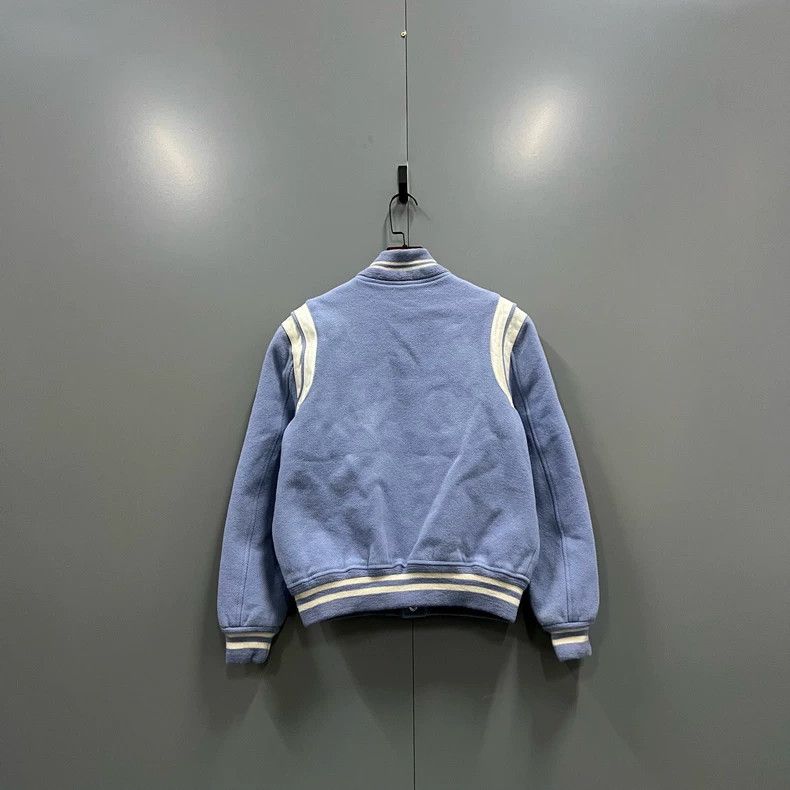 Yves Saint Laurent Saint Laurent Blue patchwork Teddy jacket 2502-Nextarrow Size US S / EU 44-46 / 1 - 2 Thumbnail