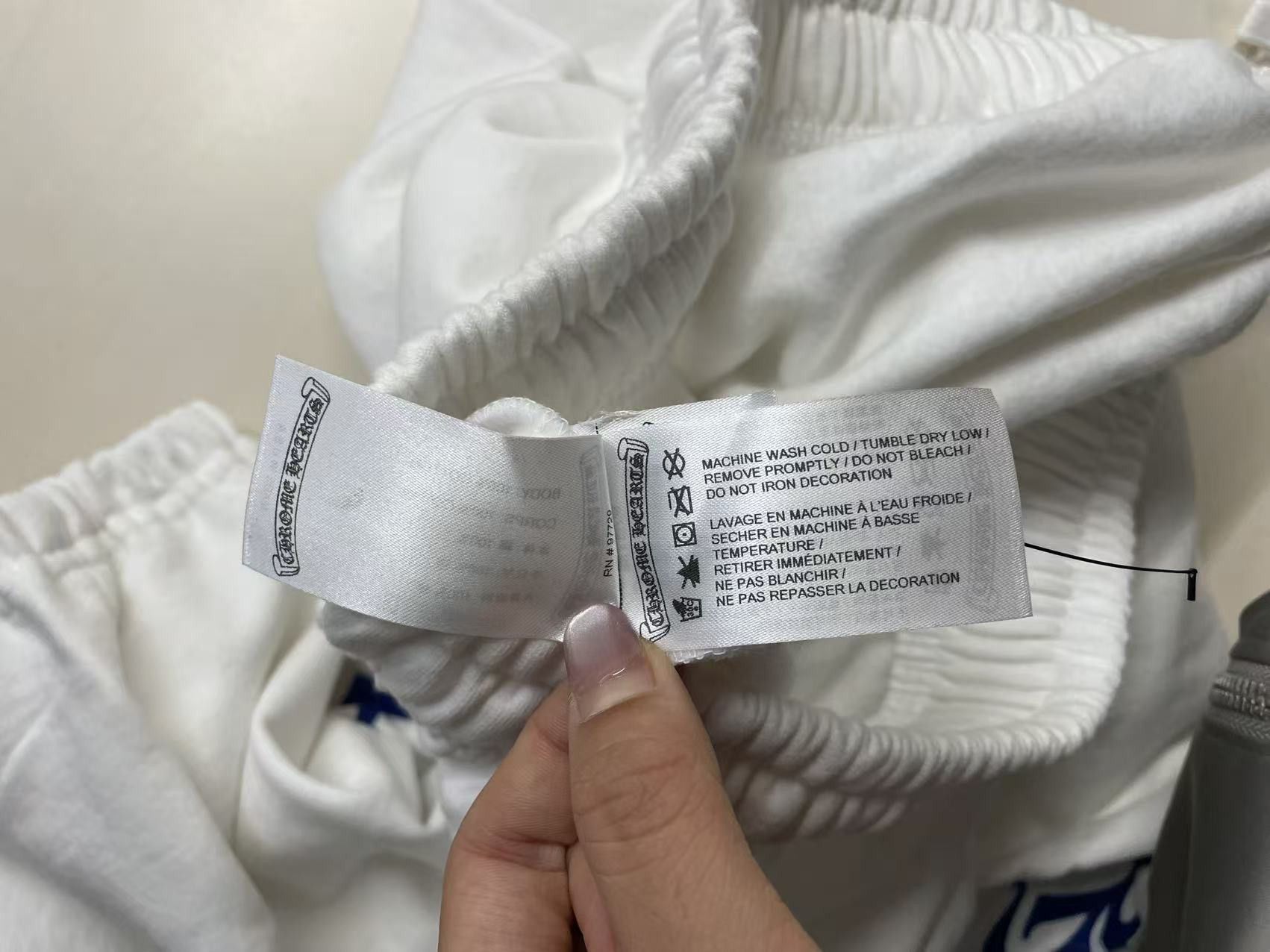 Chrome Hearts Chrome Hearts White Horseshoe Blue Script Sweatpants Size 29" - 8 Thumbnail