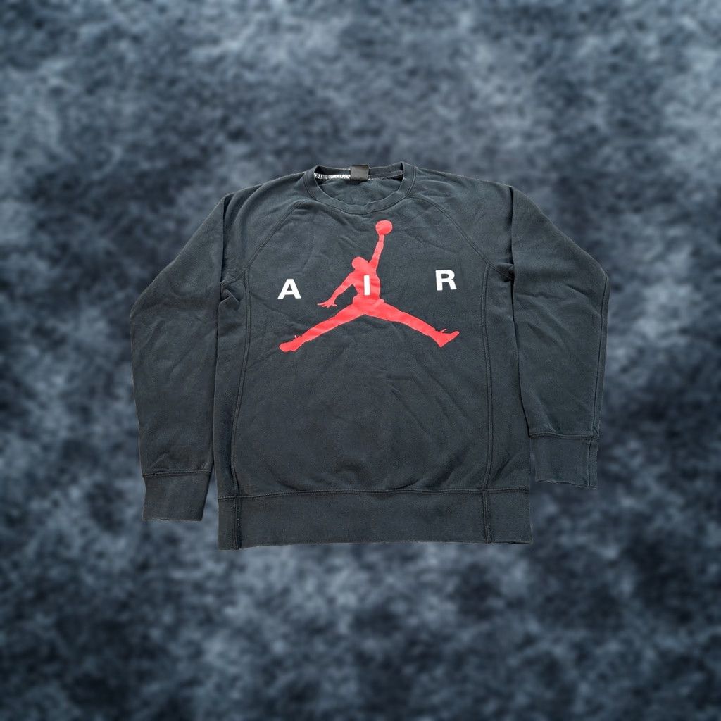 Jordan Brand Nike Air Jordan Sweatshirt Mens Small Pull Over Black Jumpman Graphic Fleece Size US S / EU 44-46 / 1 - 1 Thumbnail