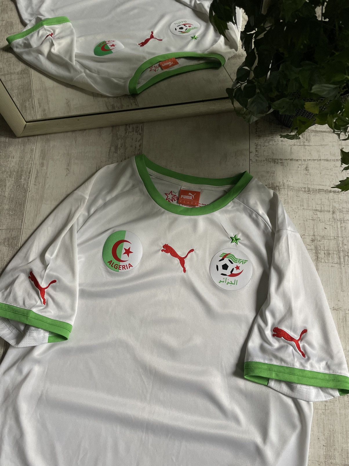 Puma × Vintage Vintage Puma Algeria 2014/2015 Home Football Shirt Jersey Size US M / EU 48-50 / 2 - 2 Thumbnail