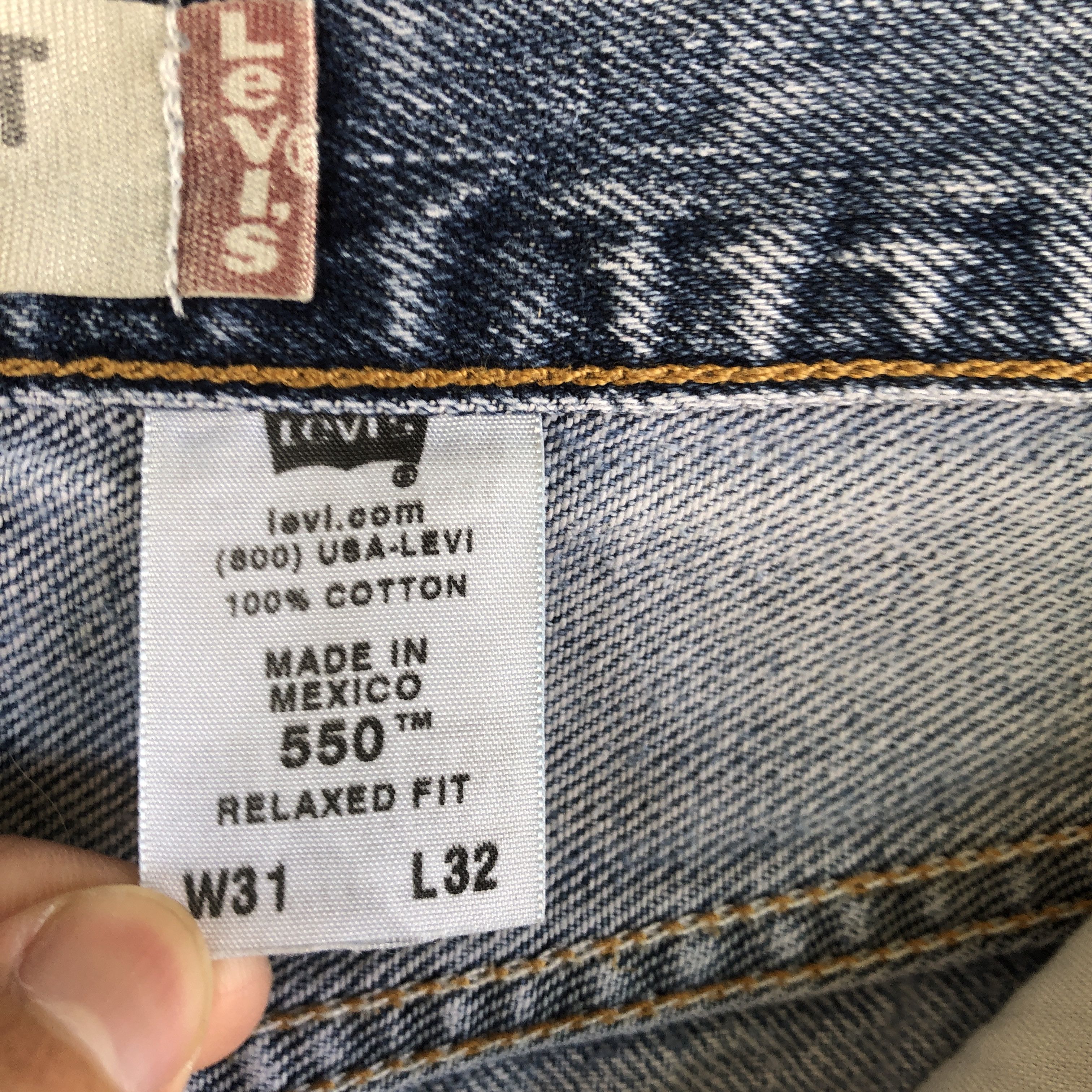 Levi's Vintage Distressed Levis 550 Jeans Levi's Light Wash Denim Size 28" / US 6 / IT 42 - 8 Thumbnail