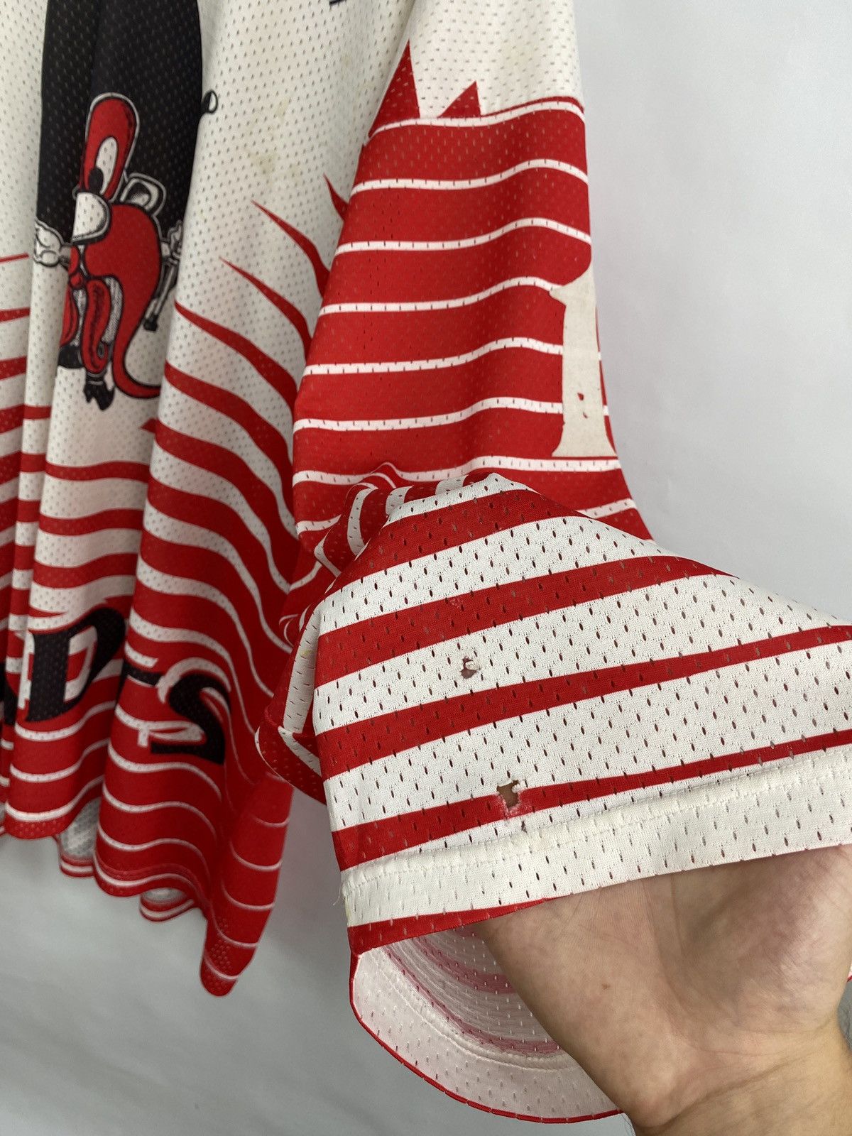 NHL × Nike Vintage 90s Bandits 19 Willimann Hockey Jersey Rare Retro Size US XL / EU 56 / 4 - 23 Thumbnail