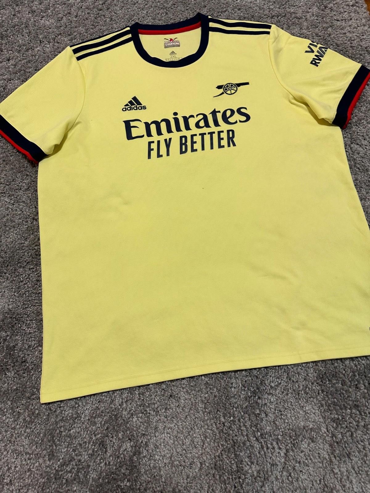 Adidas Adidas Arsenal 2021-22 AWAY Footall Shirt Soocer Jersey XXL Size US XXL / EU 58 / 5 - 2 Thumbnail