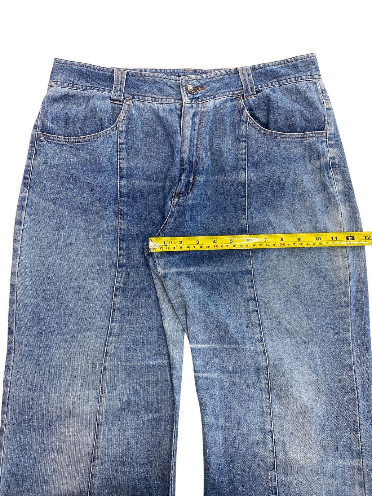Japanese Brand Japanese Brand Blue Wash Arrow Line Style Jeans Size US 33 - 9 Thumbnail