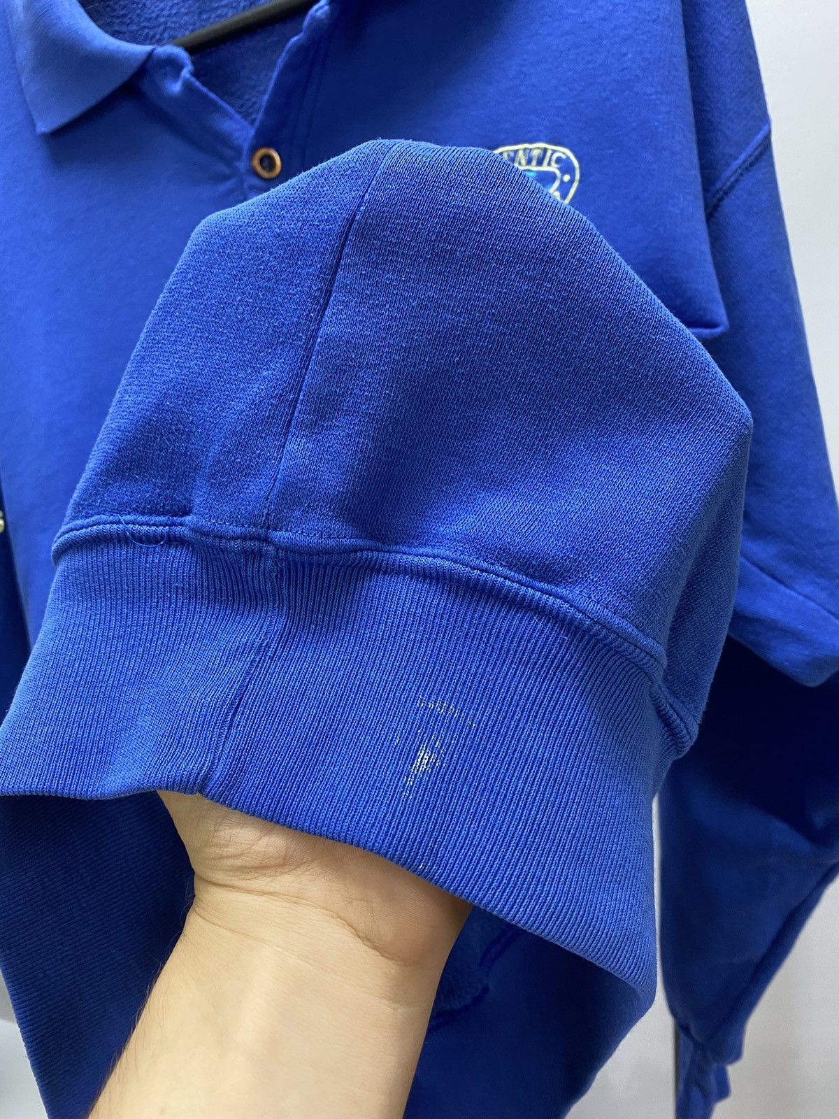 Nike × Vintage RARE Vintage 80s Nike Longsleeve Collared Polo T Shirt Size US M / EU 48-50 / 2 - 15 Thumbnail