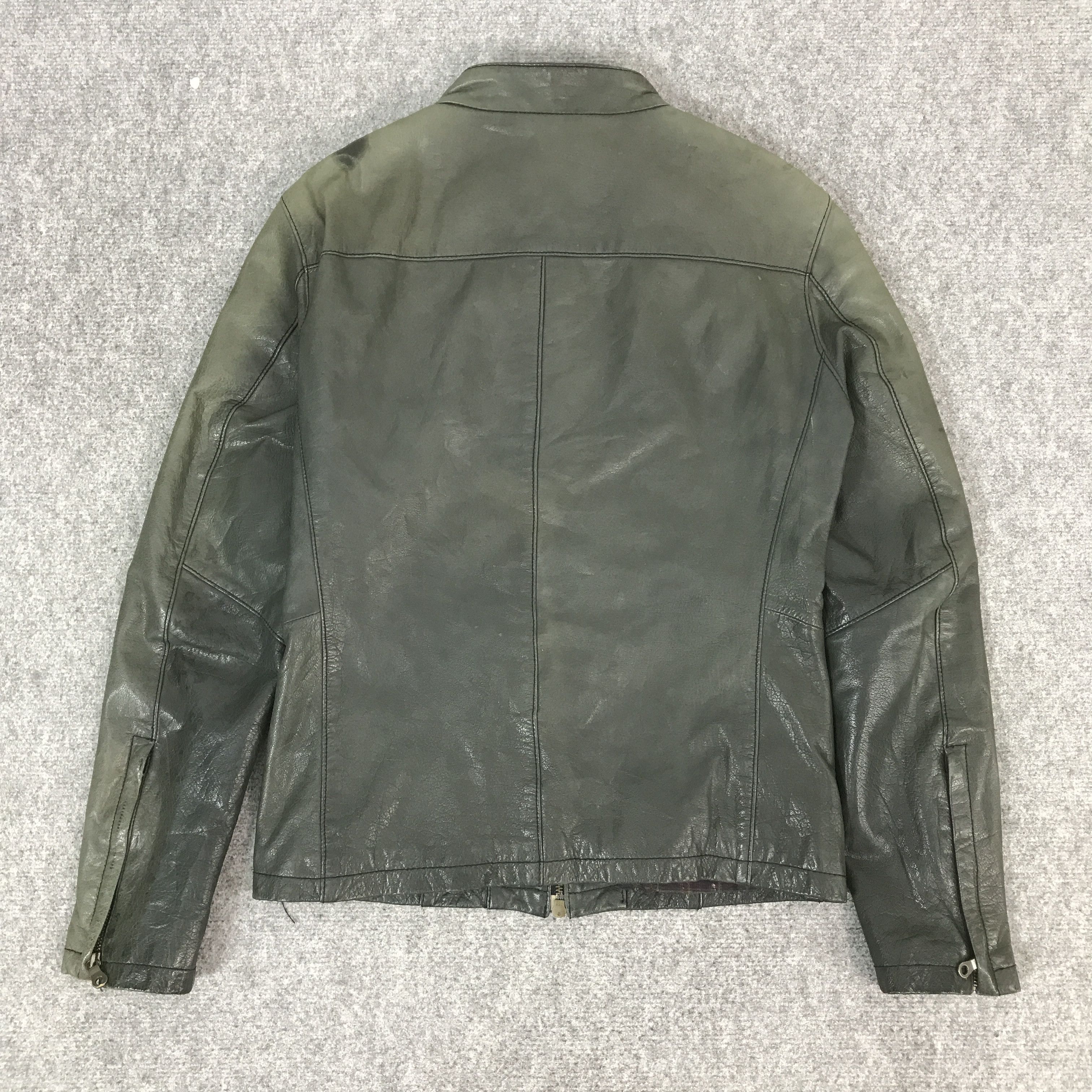 If Six Was Nine LUI'S BRAND JAPAN FADED LEATHER JACKET K66B10 Size US M / EU 48-50 / 2 - 3 Thumbnail
