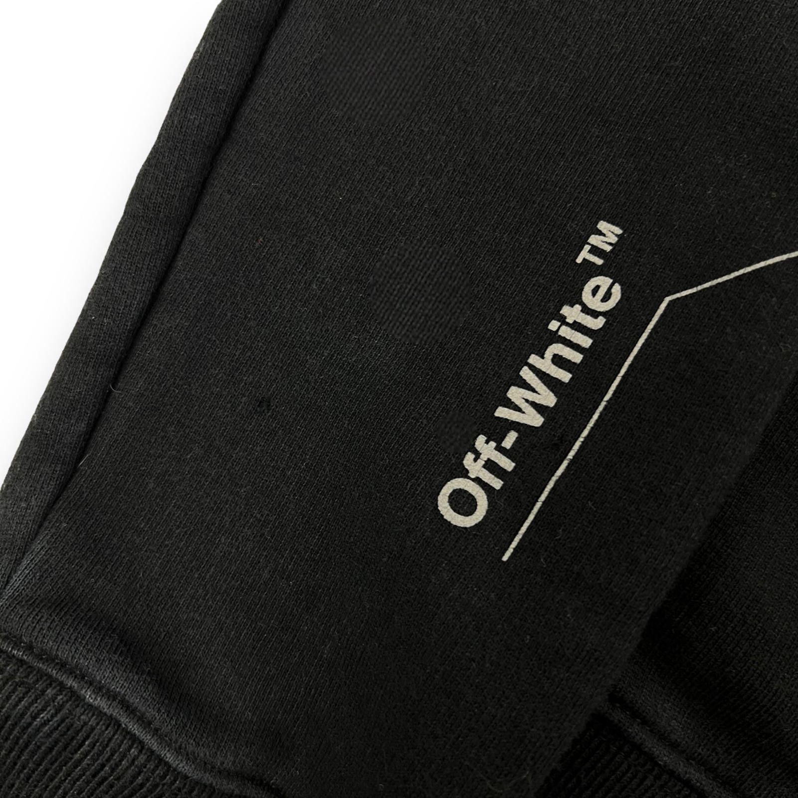 Off-White Off-White Unfinished Arrows Black Hoodie Size US XS / EU 42 / 0 - 6 Thumbnail