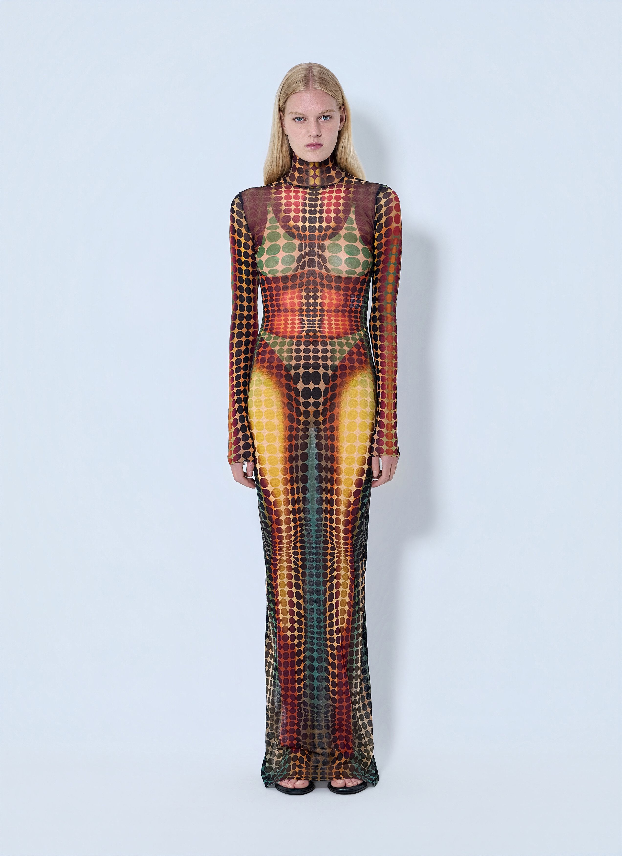Jean Paul Gaultier Re-Edition Long Dress High Neck Size S / US 4 / IT 40 - 1 Thumbnail