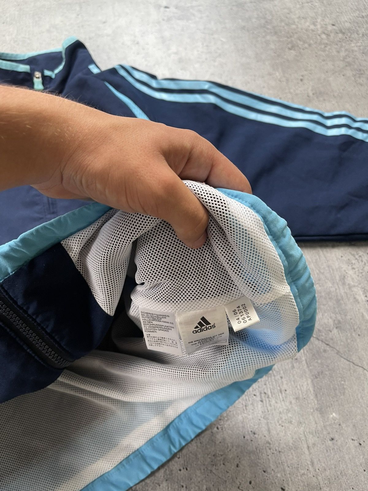 Adidas Vintage 00’s Adidas Marseille Nylon Olympic Jacket Y2K Size US S / EU 44-46 / 1 - 9 Thumbnail