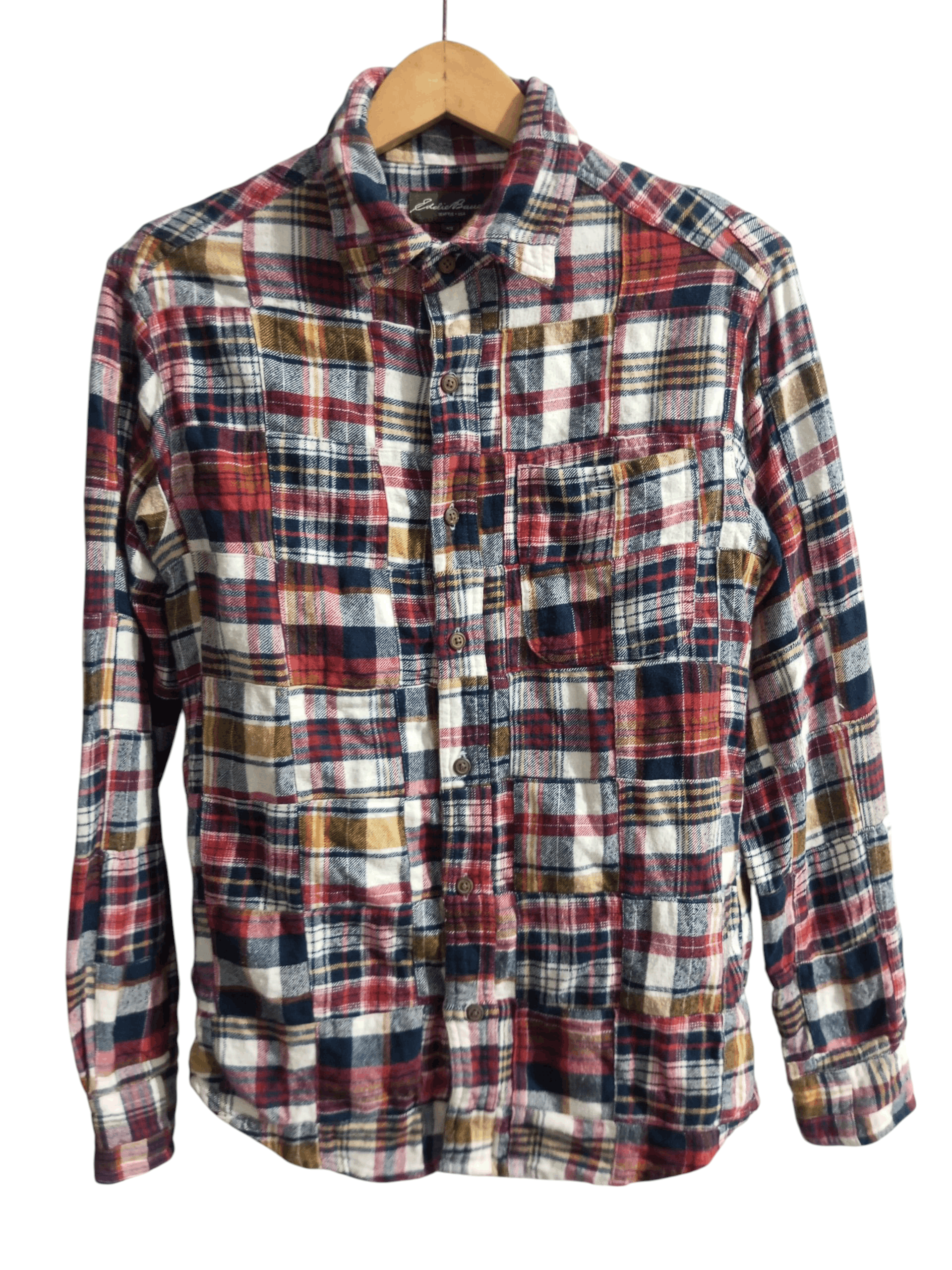 Eddie Bauer Vintage eddie bauer patch work long sleeve button up Size US S / EU 44-46 / 1 - 1 Thumbnail