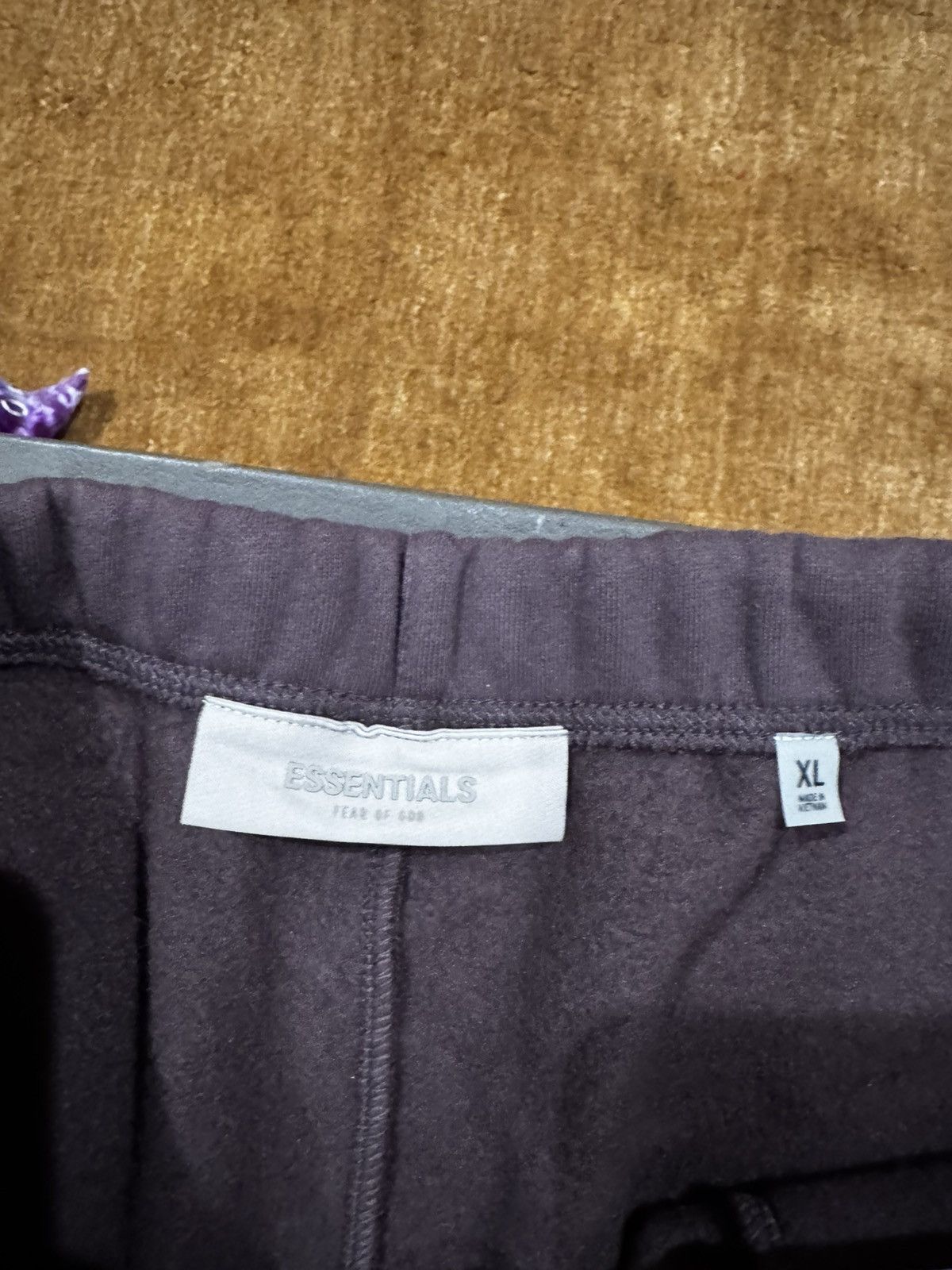 Fear of God Plum/Brown colored essentials sweatpants Size US 44 / EU 60 - 4 Thumbnail