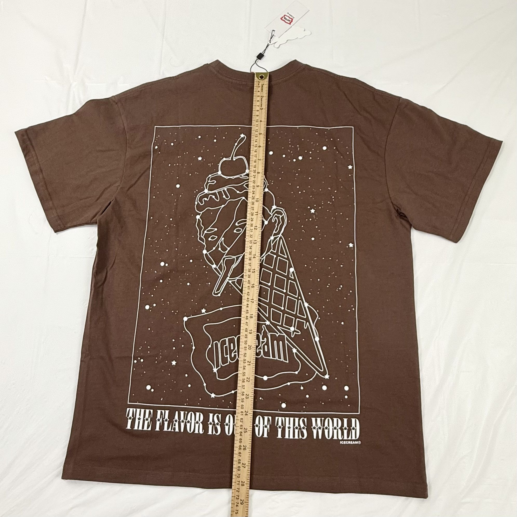 Icecream Icecream Mens Brown Out Of This World Space Graphic T-Shirt Size US M / EU 48-50 / 2 - 4 Thumbnail