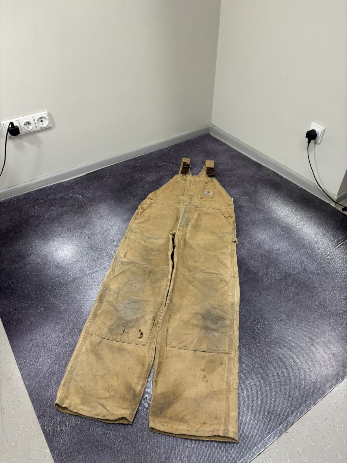 Carhartt Vintage Carhartt Double Knee USA 90s Hype Dad Work Overall Size US 38 / EU 54 - 3 Thumbnail