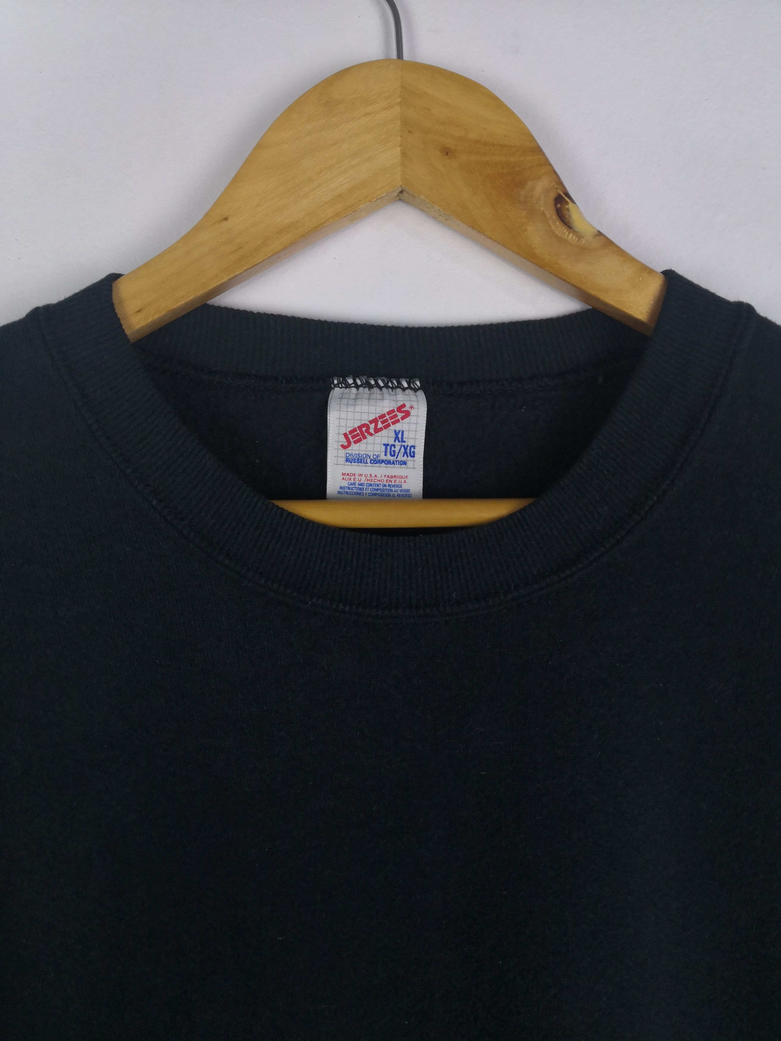 Jerzees Vintage 90s Jerzees Plain Sweatshirt Plain Blank Sweater Size US L / EU 52-54 / 3 - 4 Thumbnail
