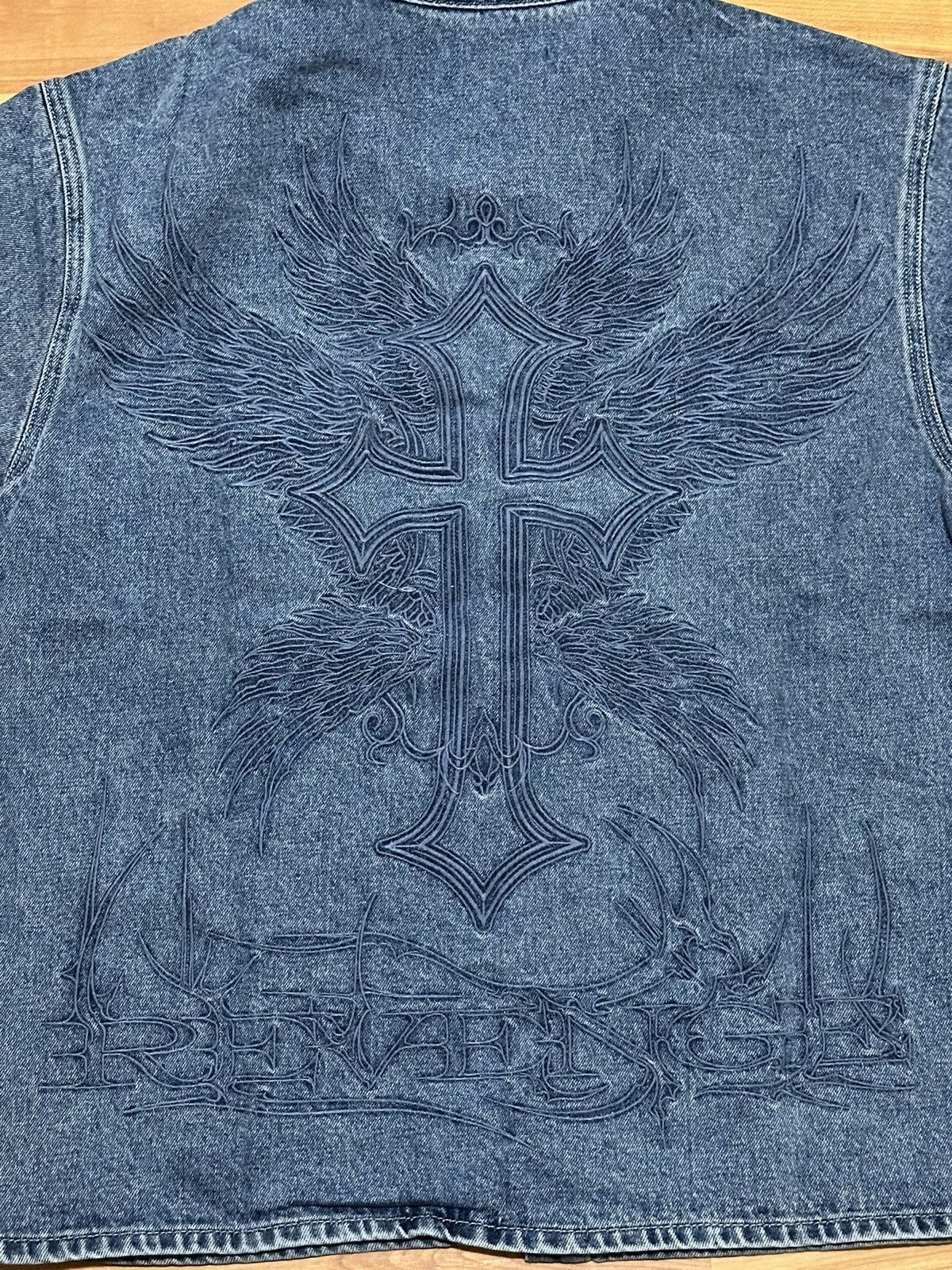 Revenge Revenge Denim Button Up Bleached Indigo Size US M / EU 48-50 / 2 - 6 Thumbnail
