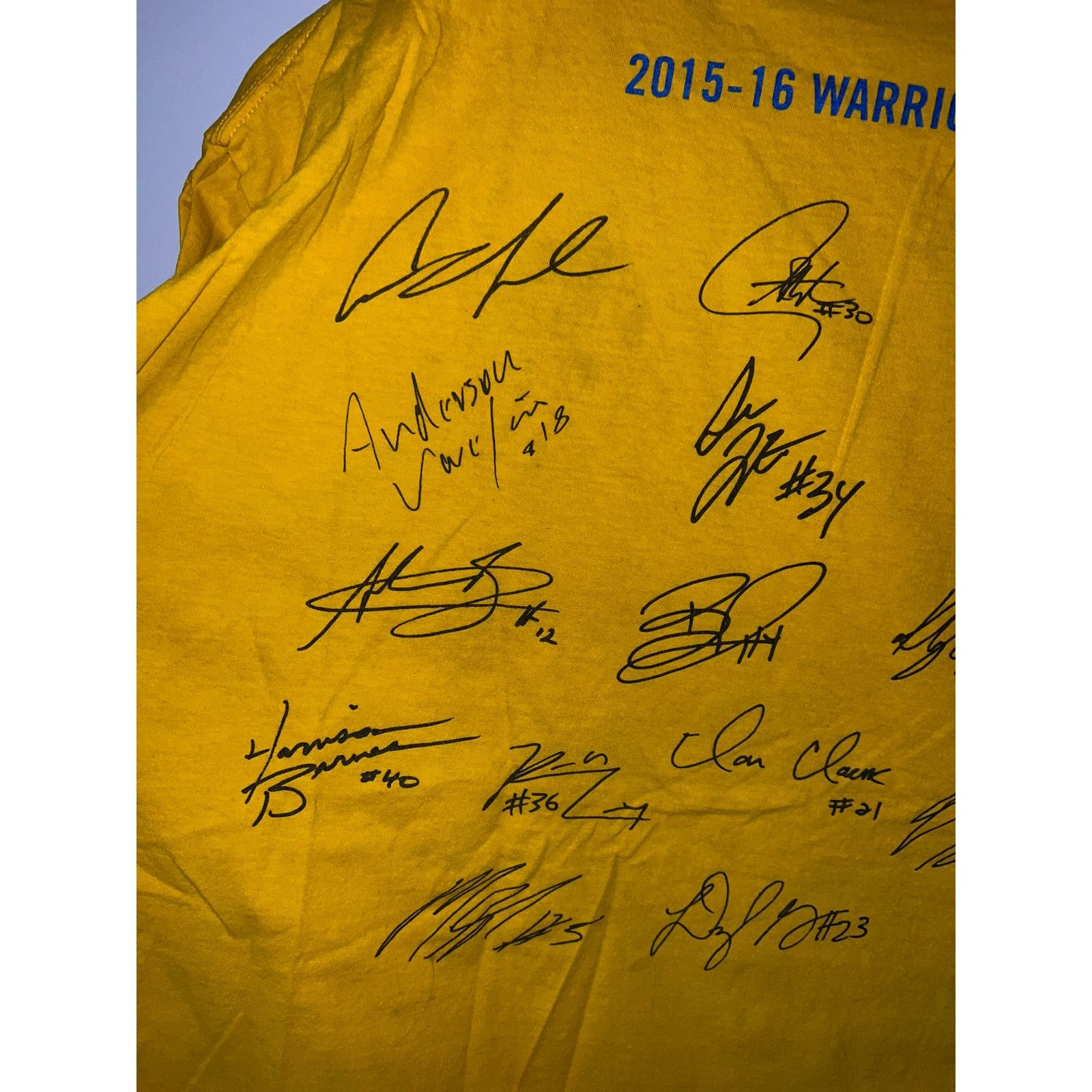 NBA NBA Finals Golden State Warriors Shirt Tee Stained 2016 XL Size US XL / EU 56 / 4 - 8 Thumbnail