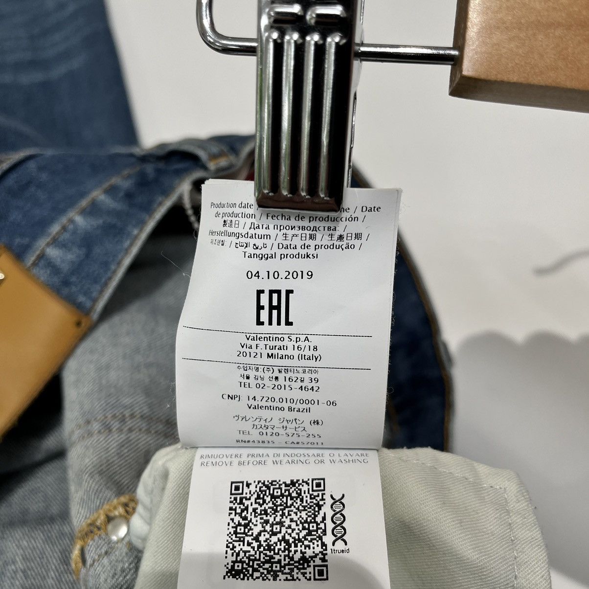 Valentino Valentino Jeans Blue Size US 31 - 11 Thumbnail