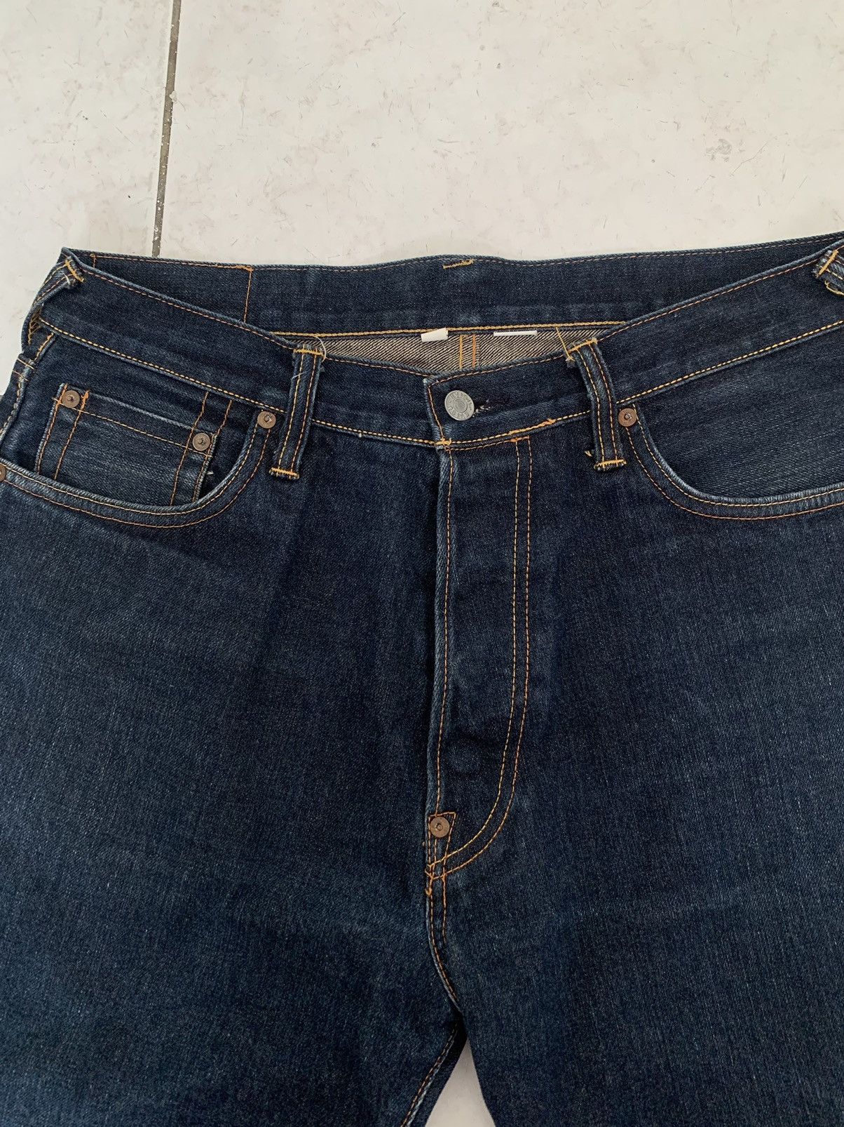 Evisu × Japanese Brand × Vintage OG Evisu Big Logo Selvedge Denim Pants 🔥 Size US 34 / EU 50 - 7 Thumbnail