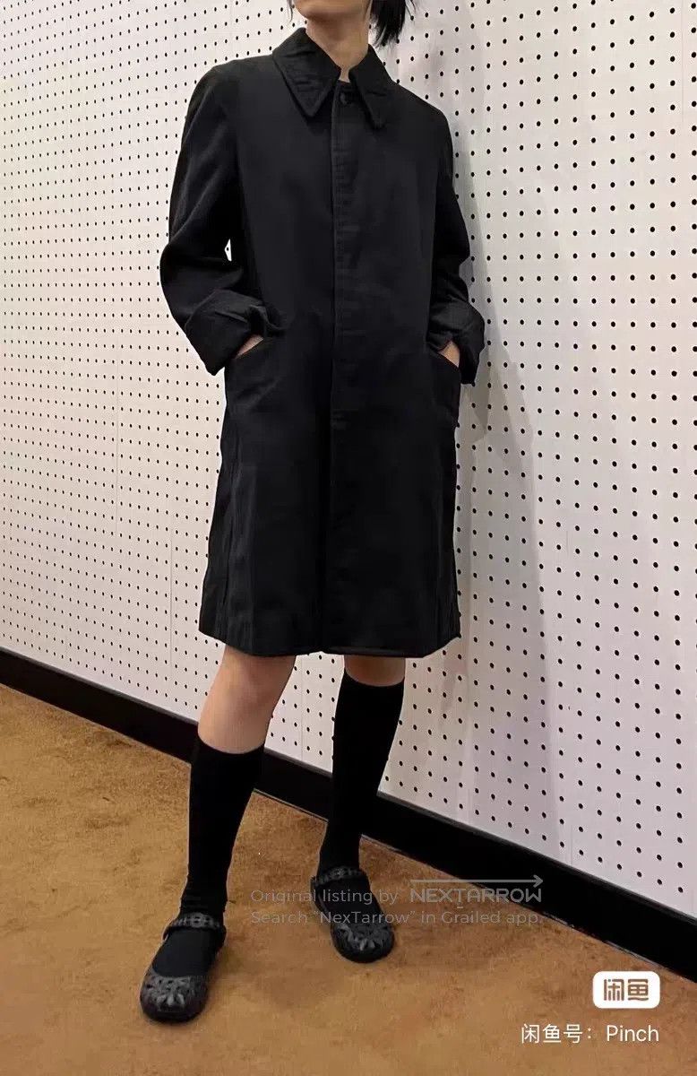 Comme des Garcons Comme des Garcons Dark Patterned Polka Dot Long Coat Size XS / US 0-2 / IT 36-38 - 2 Thumbnail