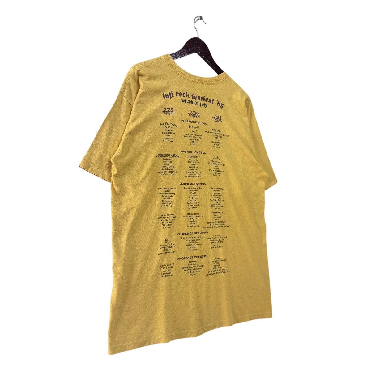 Band Tees × Vintage 2005 Fuji Rock Festival Japan Tee Shirt Size US L / EU 52-54 / 3 - 5 Thumbnail
