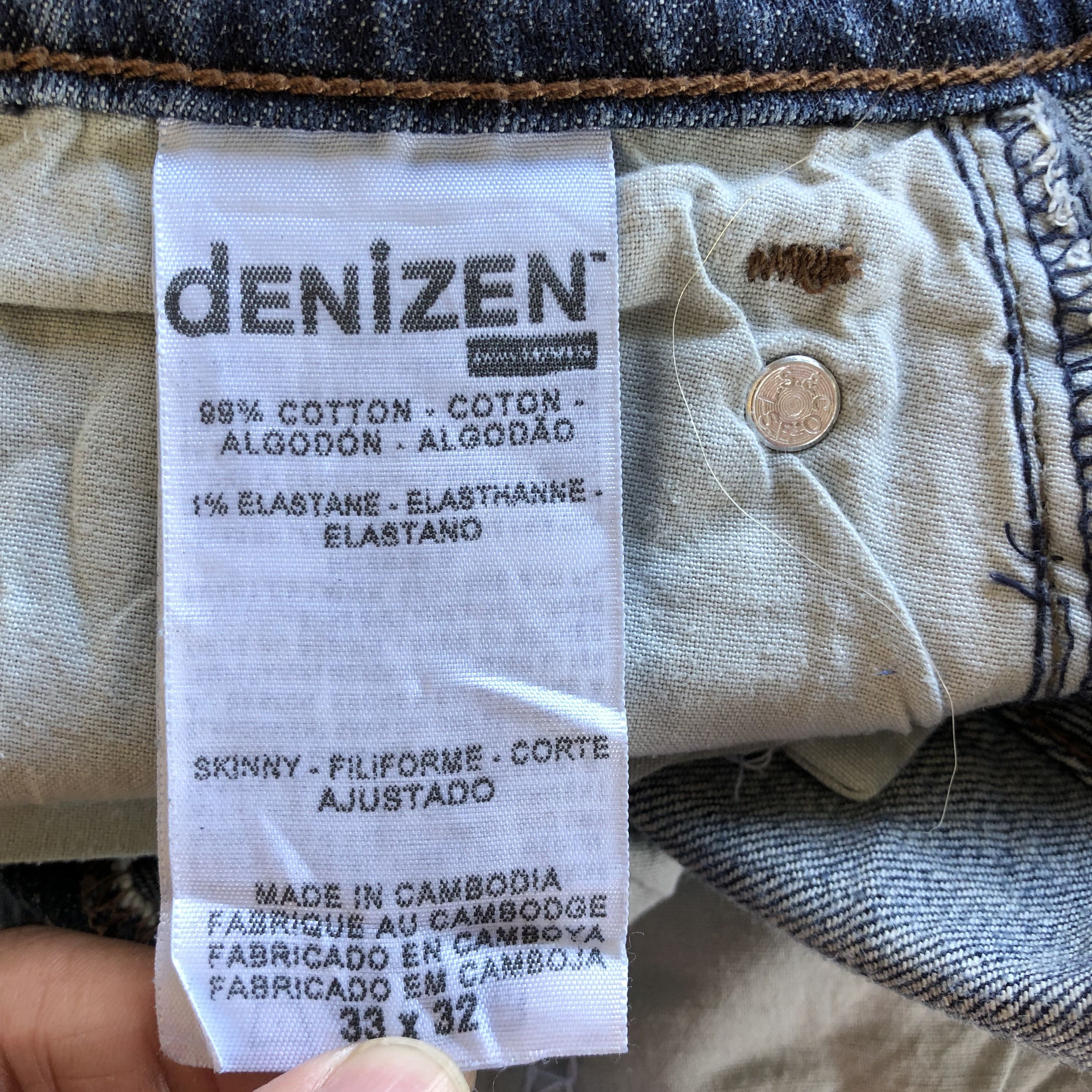 Levi's Vintage Levis Denizen Jeans Skinny Levi's Distressed Denim Size US 30 / EU 46 - 10 Thumbnail