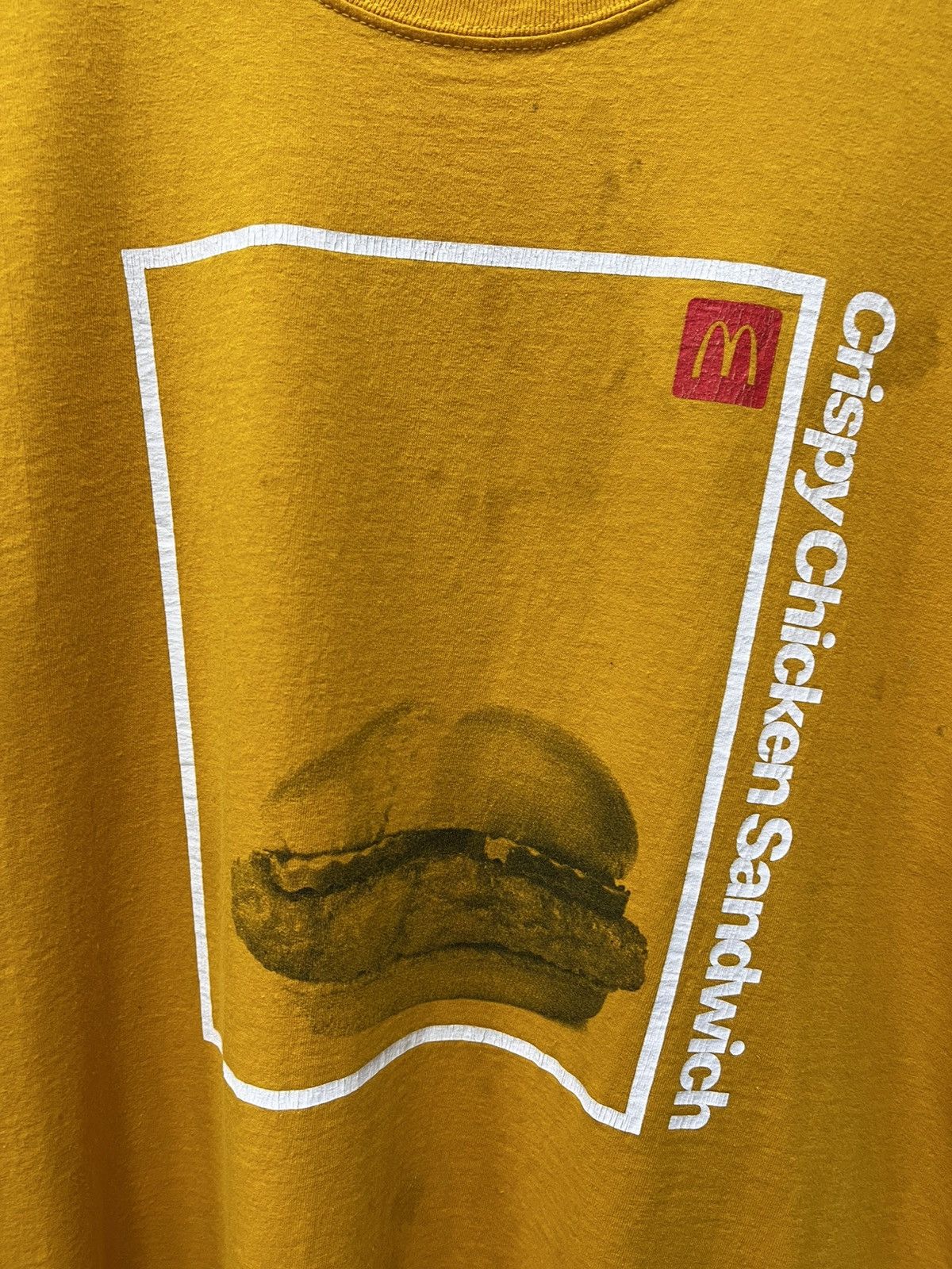 Vintage VINTAGE Y2K HUMOR BURGER MCDONALDS TEE T-shirt Size US L / EU 52-54 / 3 - 7 Thumbnail