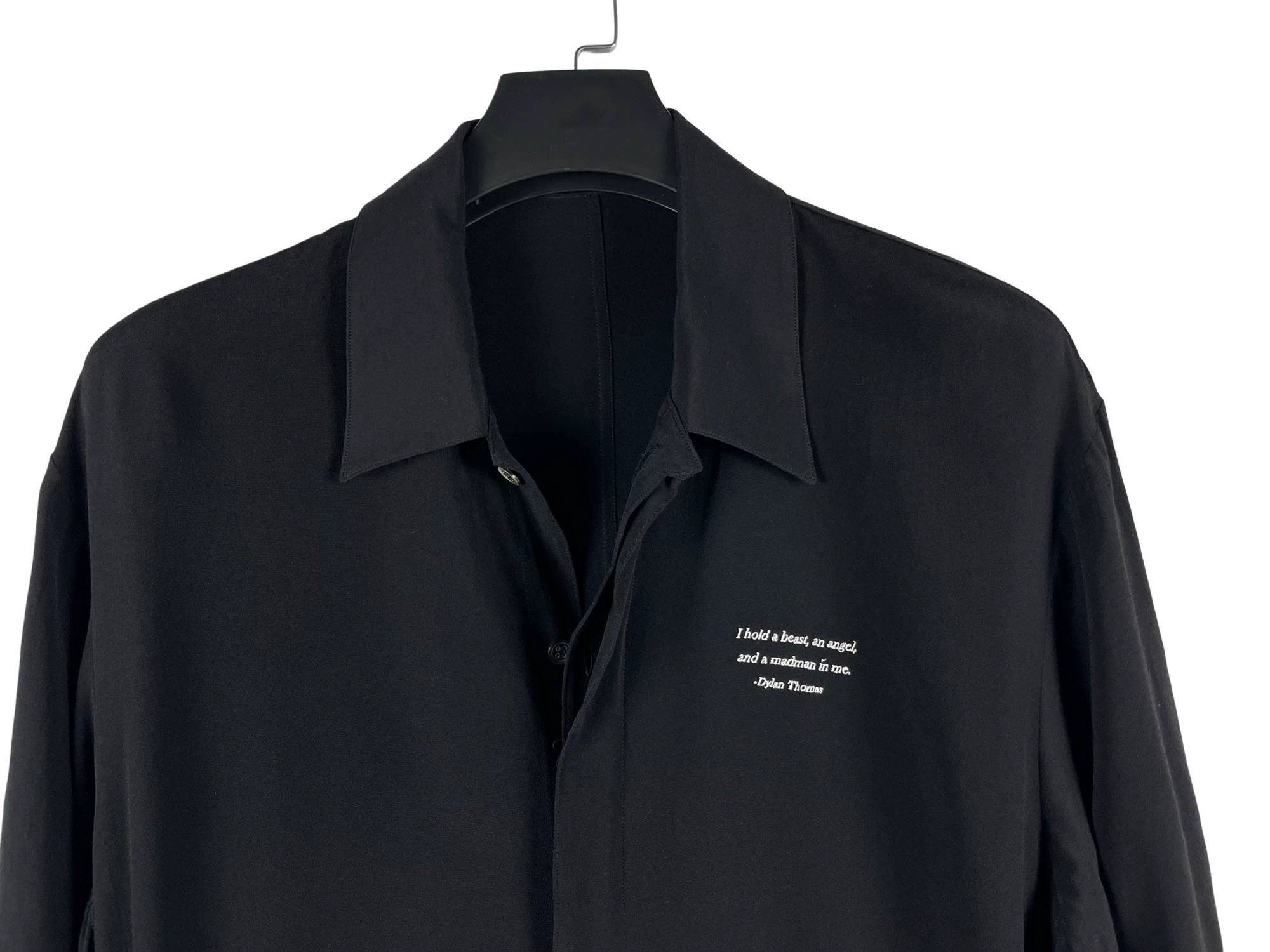 Undercover Undercover SS20 CS Poetry Embroidery Slogan SSleeve Size US XL / EU 56 / 4 - 4 Thumbnail