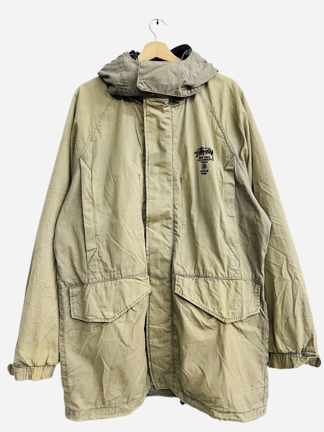 Stussy Authentic Stussy Outer Gear Camouflage Parka Jacket Size US L / EU 52-54 / 3 - 1 Thumbnail