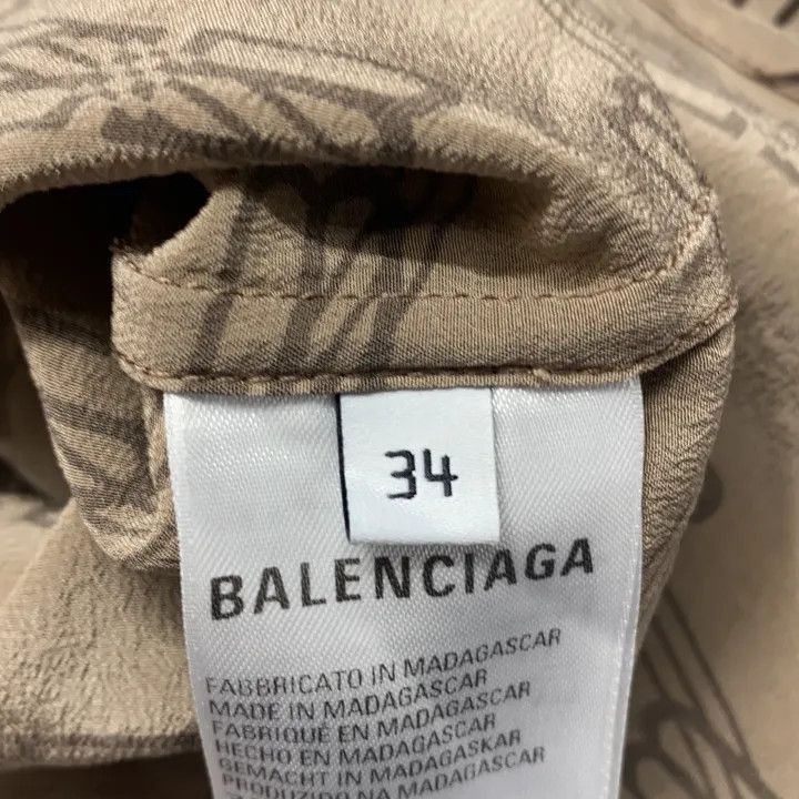 Balenciaga Balenciaga Casual Button-Up Shirt with Print 0079-2507 Size US S / EU 44-46 / 1 - 3 Thumbnail