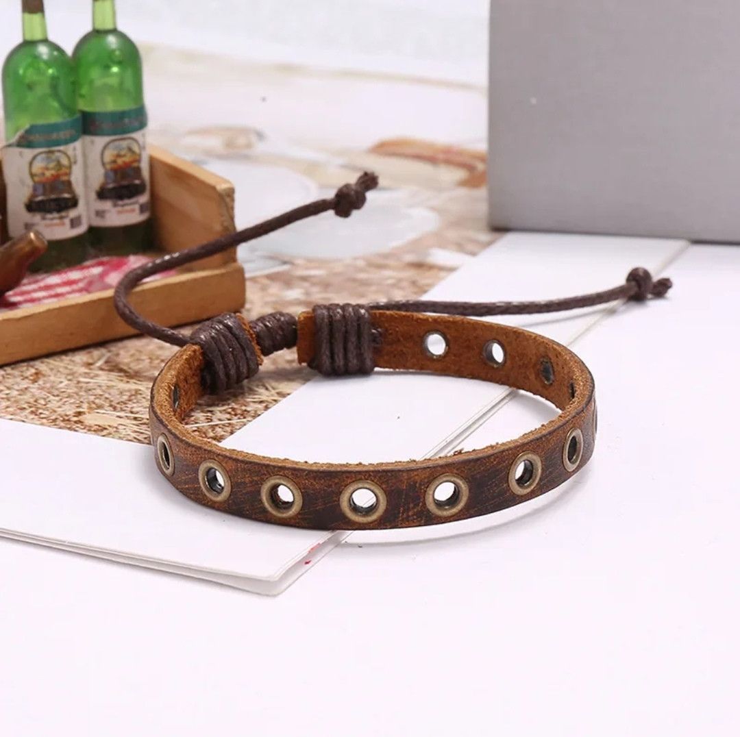 Japanese Brand Steameye Leather Bracelet Size ONE SIZE - 2 Thumbnail