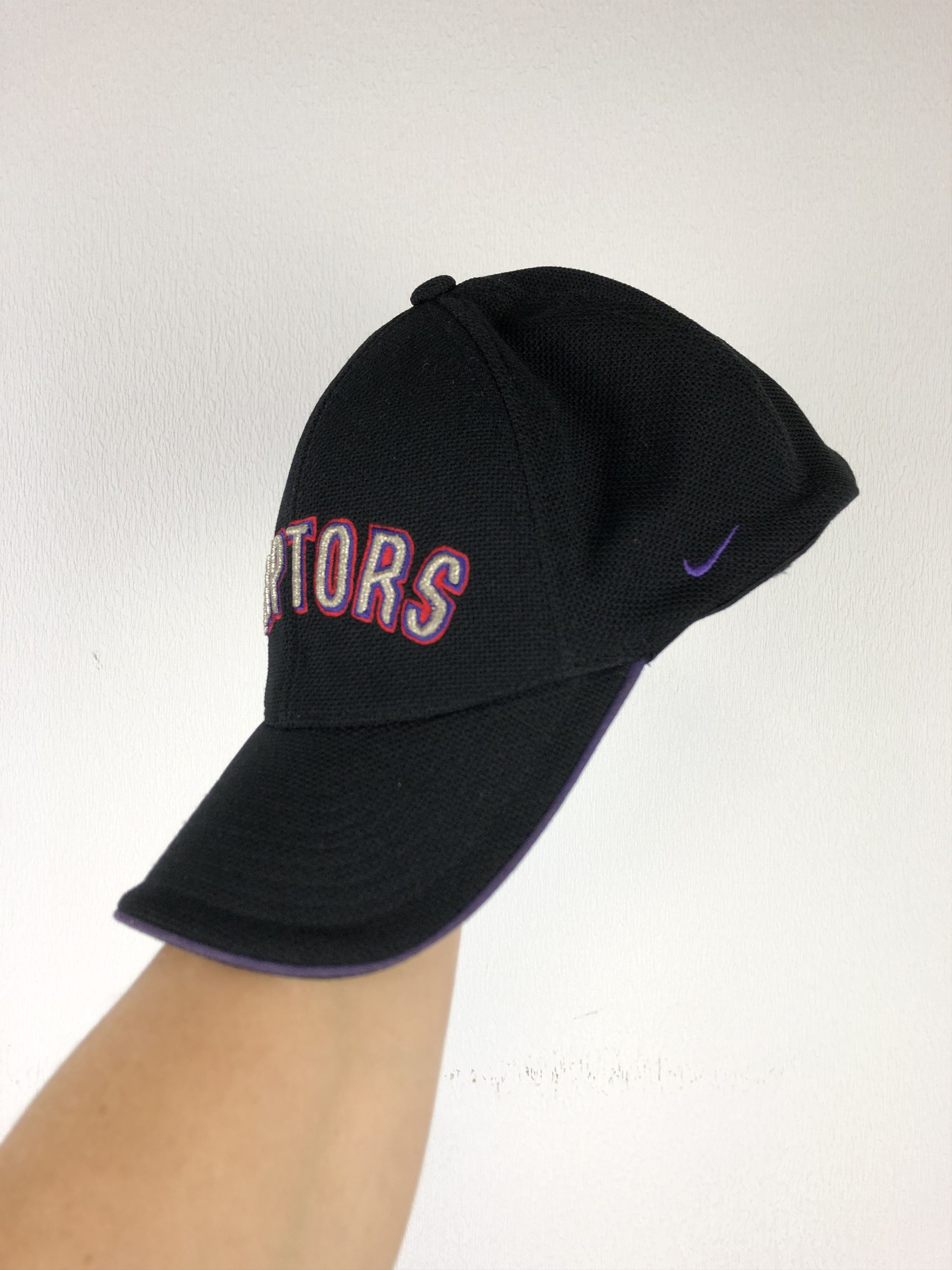 NBA Vintage Nike Toronto Raptors Hat Cap NBA Snapback Spell Out Size ONE SIZE - 2 Thumbnail