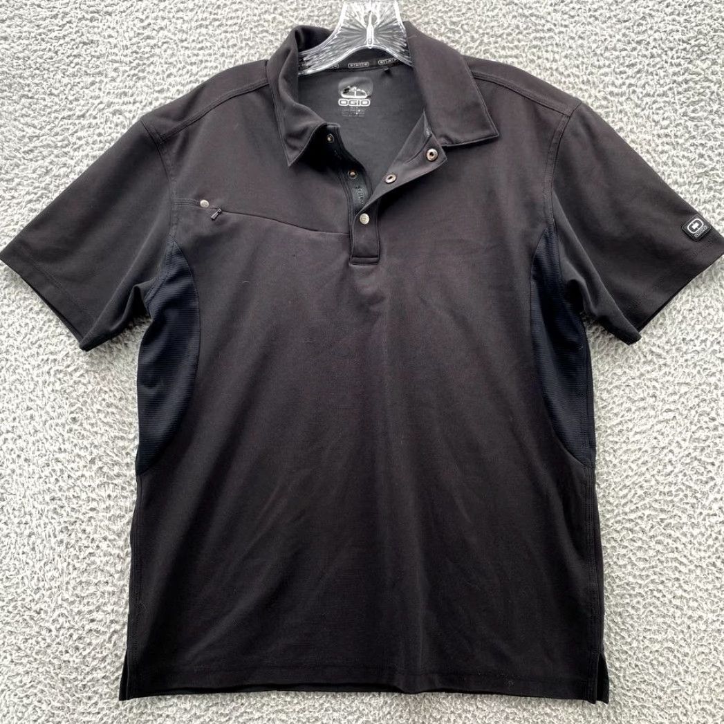 Vintage Ogio Polo Shirt Adult XS Black Performance Short Sleeve Workwear Utility Women's Size XS / US 0-2 / IT 36-38 - 4 Thumbnail