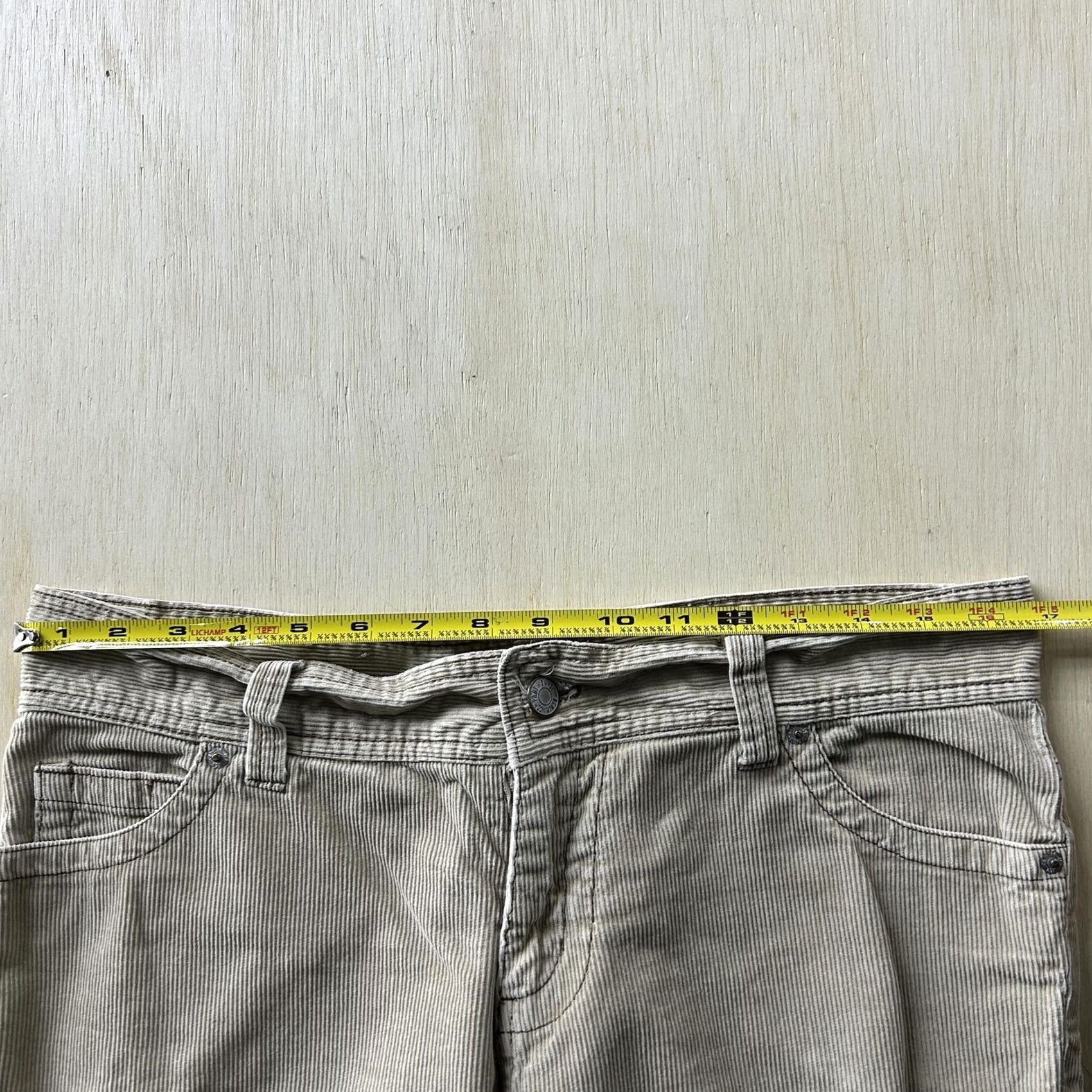 Denim & Co. Denim Co. Pants Womens 12 Beige Corduroy Bootcut Khakis Pockets Casual Size 34" / US 12 / IT 48 - 4 Thumbnail