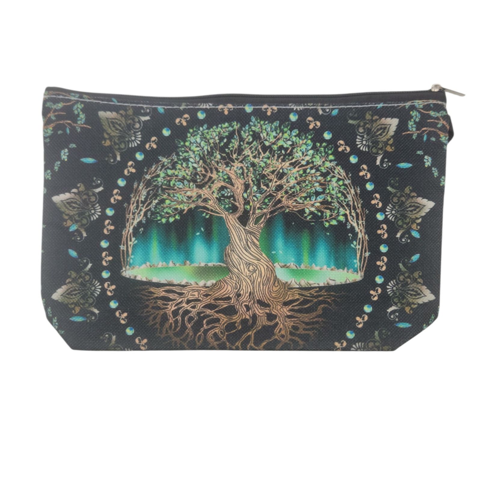 Other Tree of Life Cosmetic Bag Mystical Green Celestial Organizer Size ONE SIZE - 9 Thumbnail
