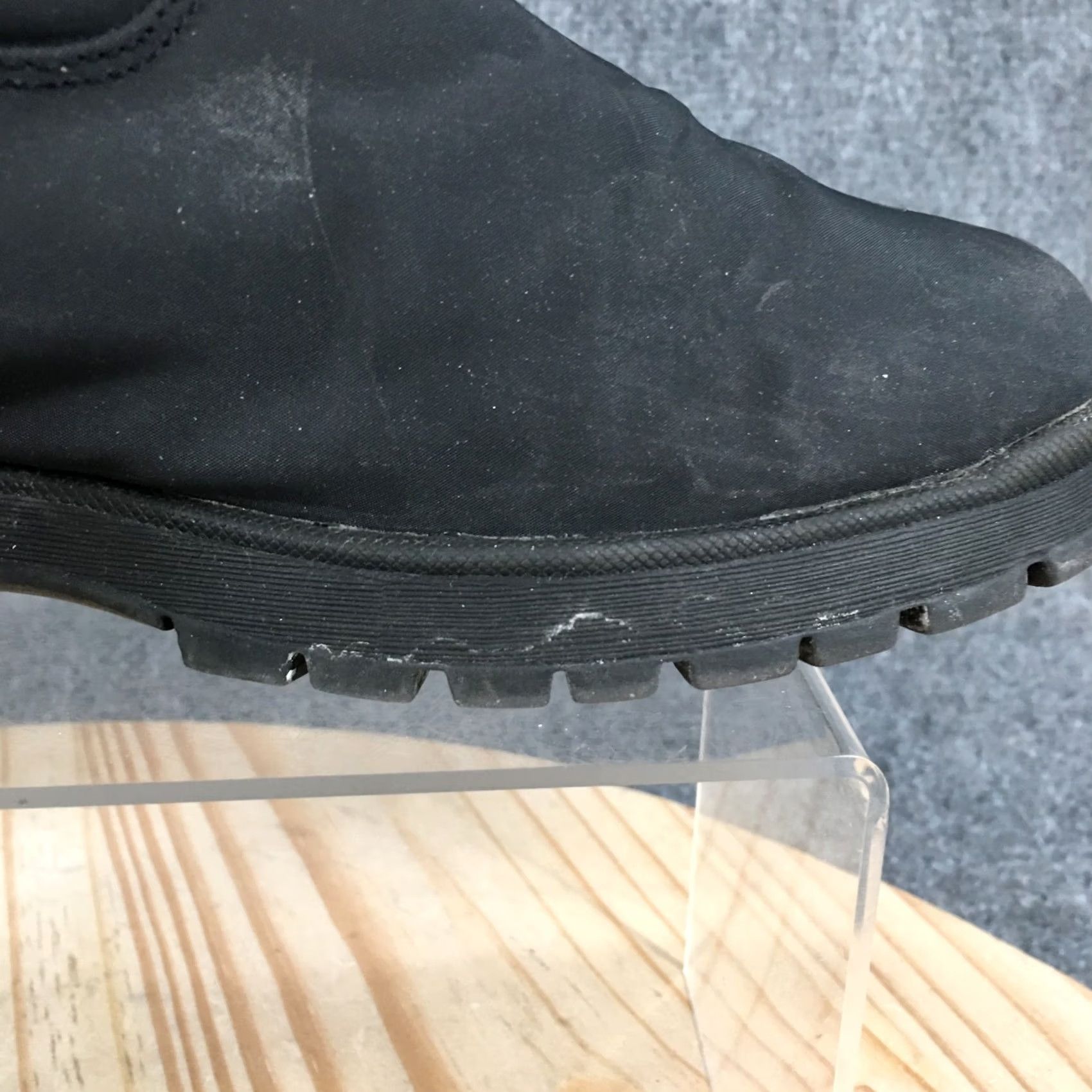 Basic Editions Basic Editions Snow Boots Women's 8 Wide Side Zip Quilted Comfort Mid-Calf Black Boots Size US 8 / IT 38 - 3 Thumbnail