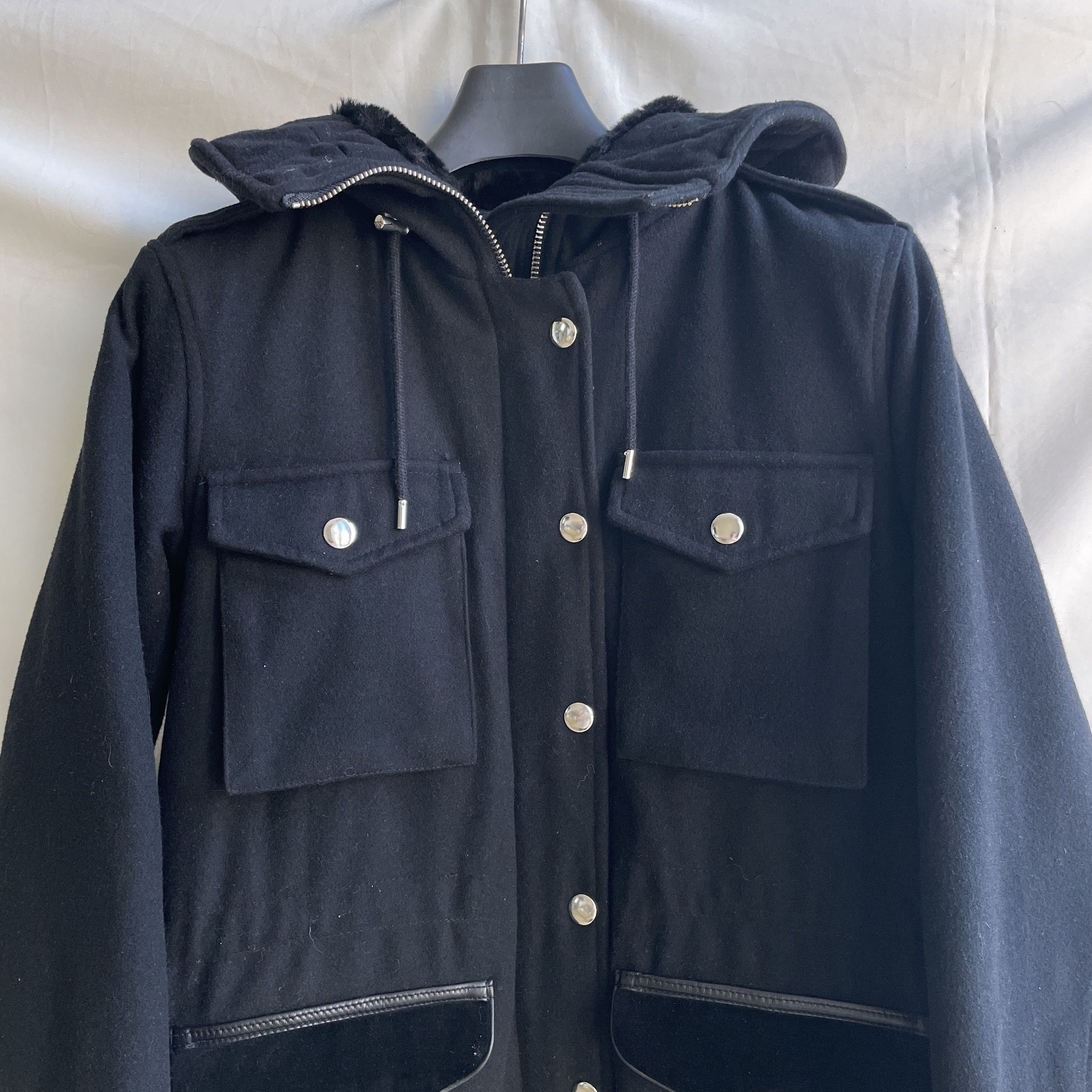 The Kooples The Kooples Womens Wool Parka Duffle Coat Size S Size S / US 4 / IT 40 - 4 Thumbnail