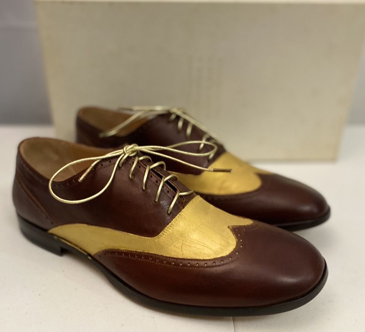Maison Margiela Maison Margiela 22 🇮🇹 70’s San Fran Ceremony Wingtip Reps New Size US 9 / EU 42 - 16 Thumbnail