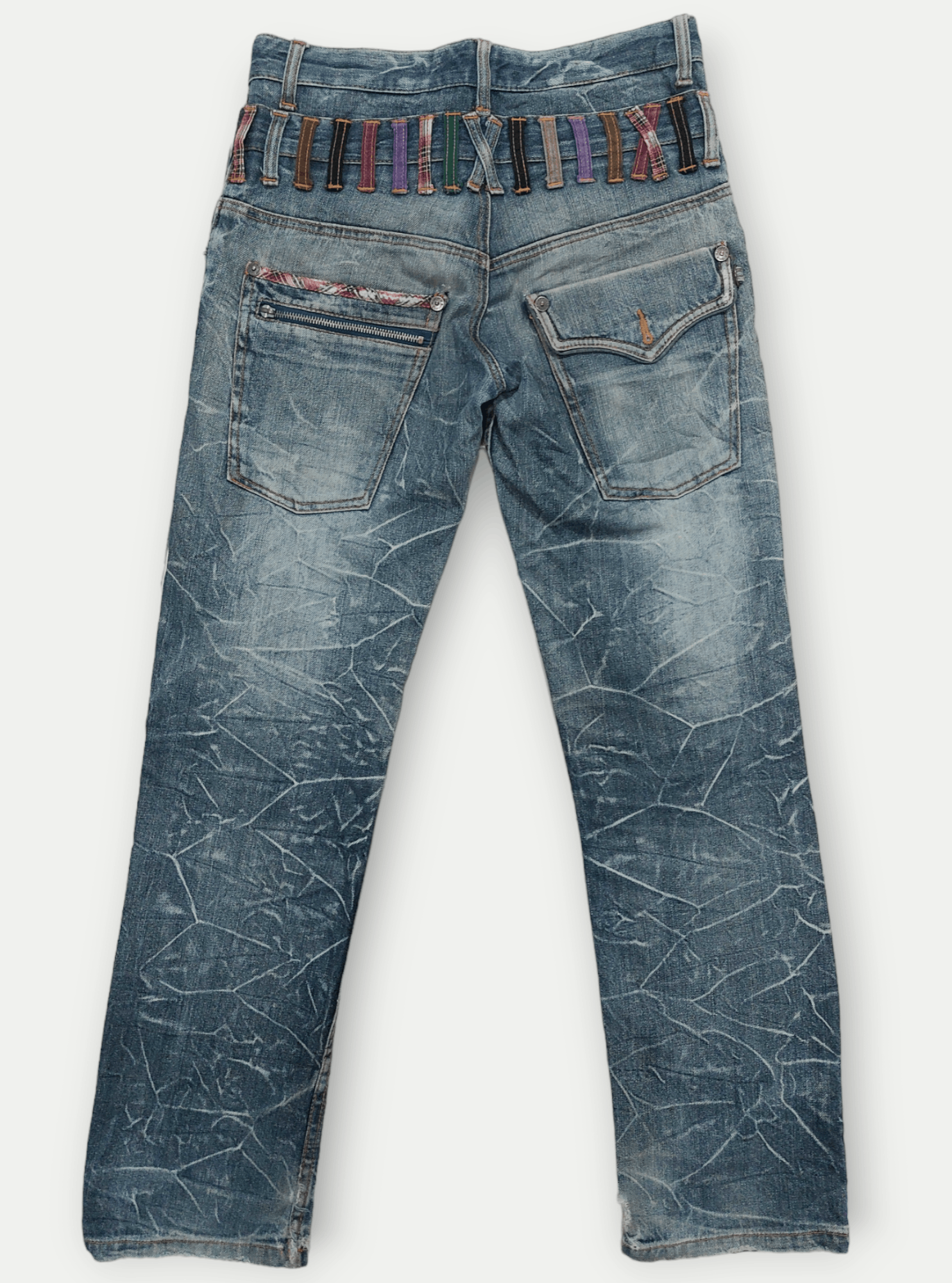 Vintage Nylaus Double Waist Seditionaries Denim Size US 30 / EU 46 - 9 Thumbnail