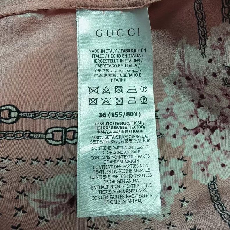 Gucci pink floral ruffle silk shirt by gucci Size US S / EU 44-46 / 1 - 4 Thumbnail